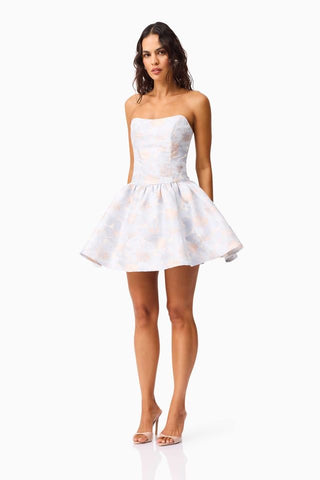 Elliatt Fiorella Aline Mini Dress - Baby Blue