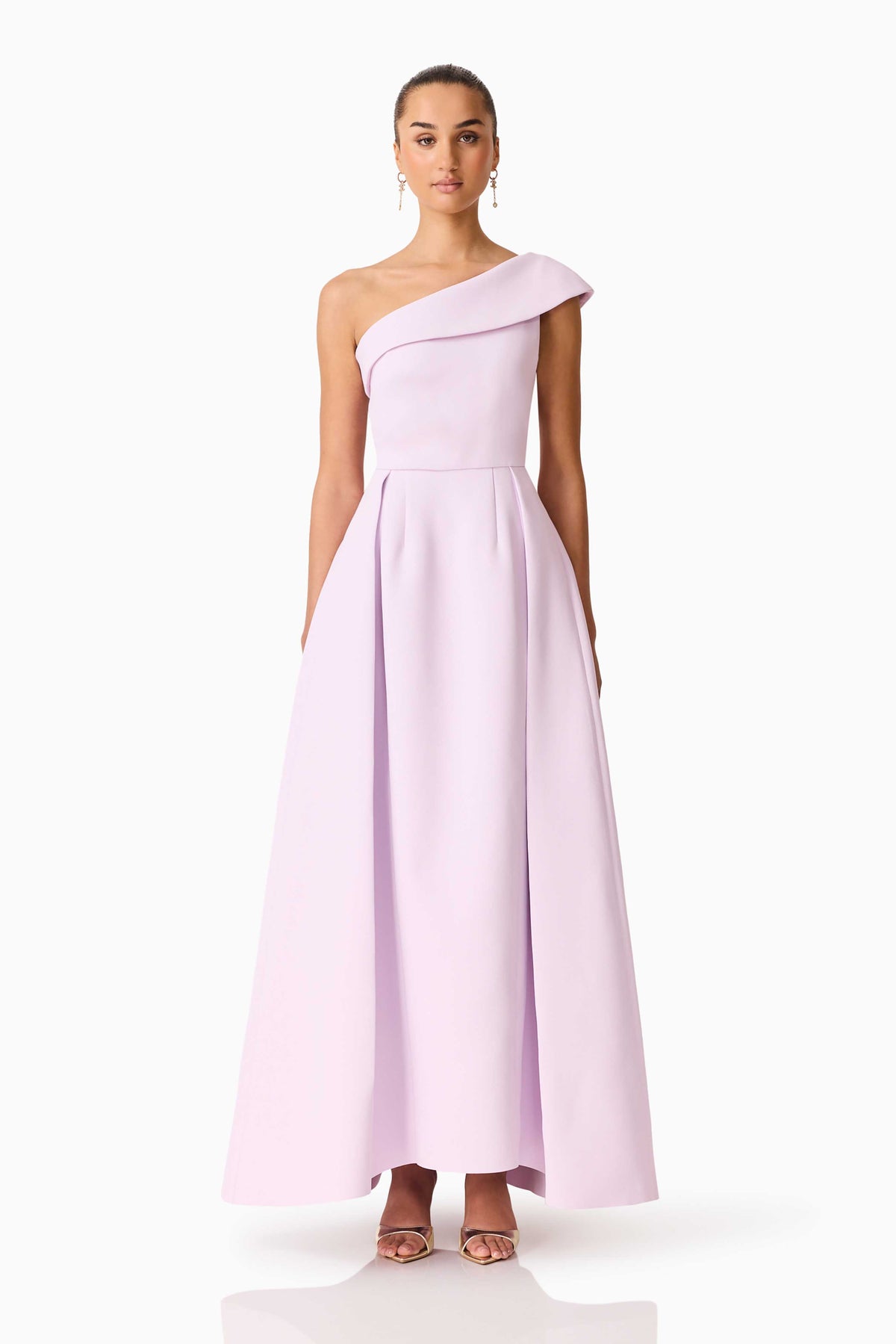 Elliatt Saphine One Shoulder Gown - Pink