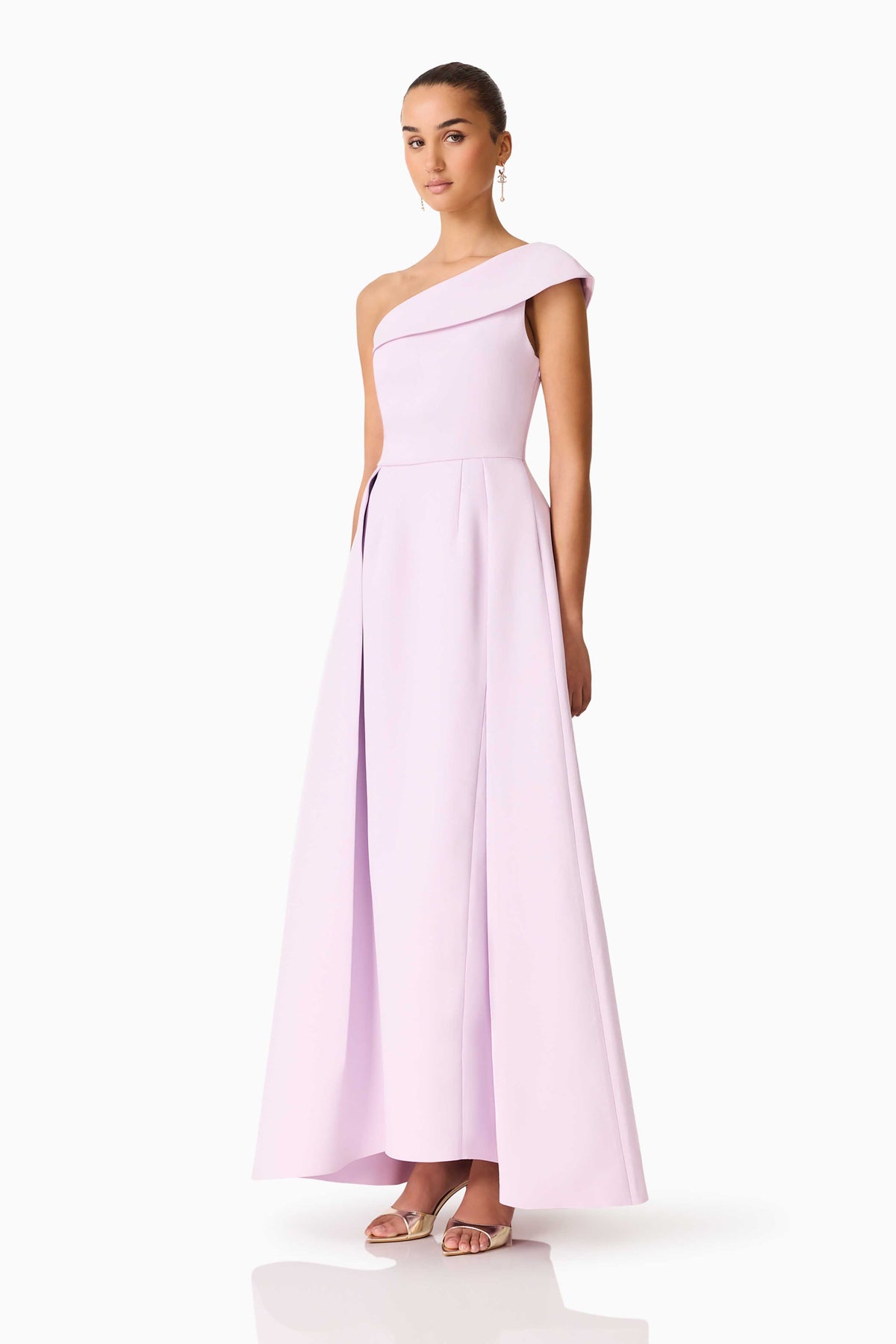 Elliatt Saphine One Shoulder Gown - Pink
