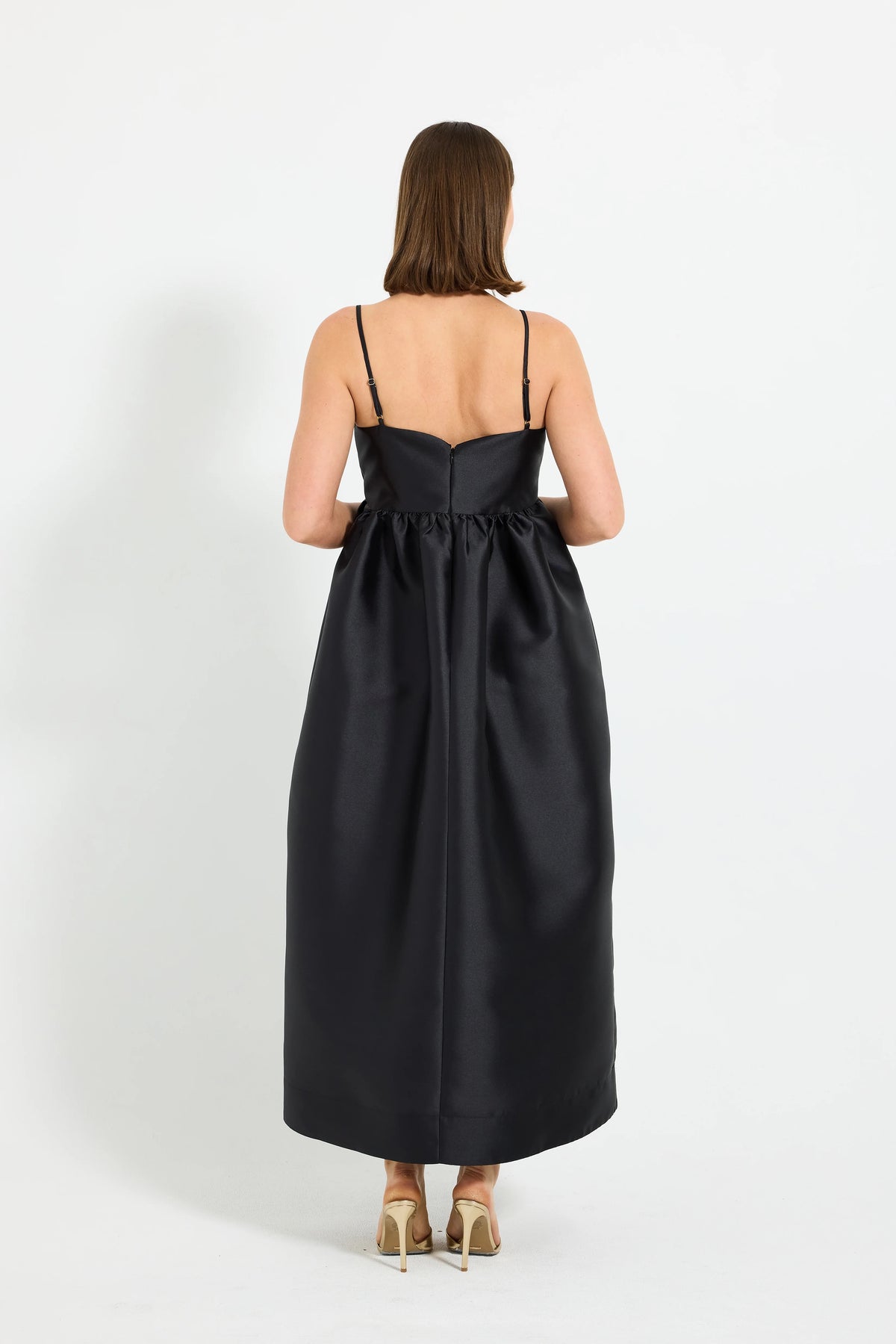 Pasduchas Pippa Flared Midi Dress - Black
