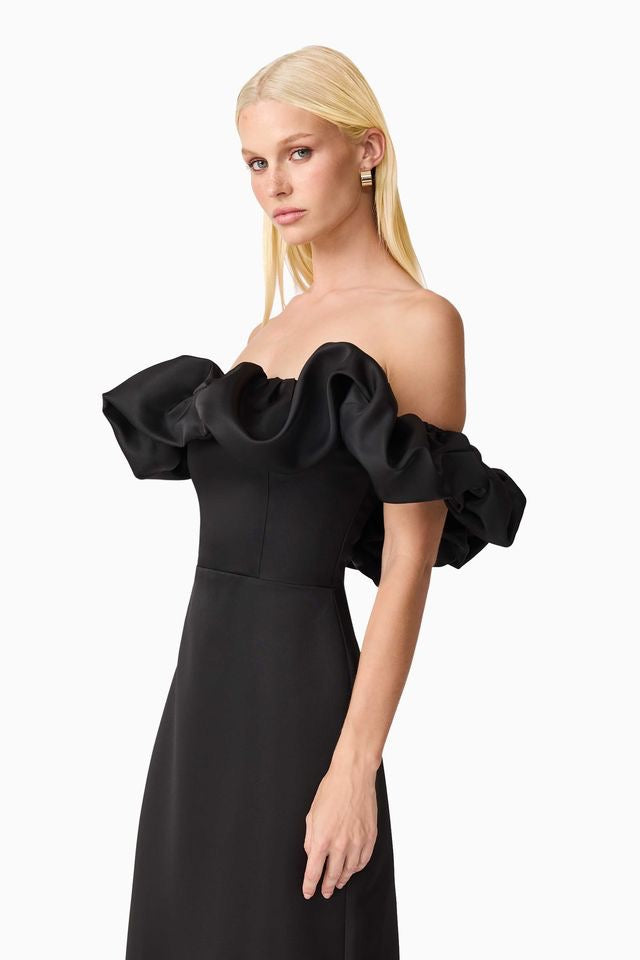 Elliatt Sharon Midi Dress - Black