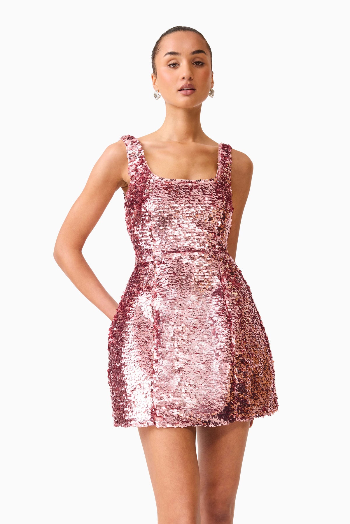 Elliatt Alissa Tulip Mini Dress - Pink