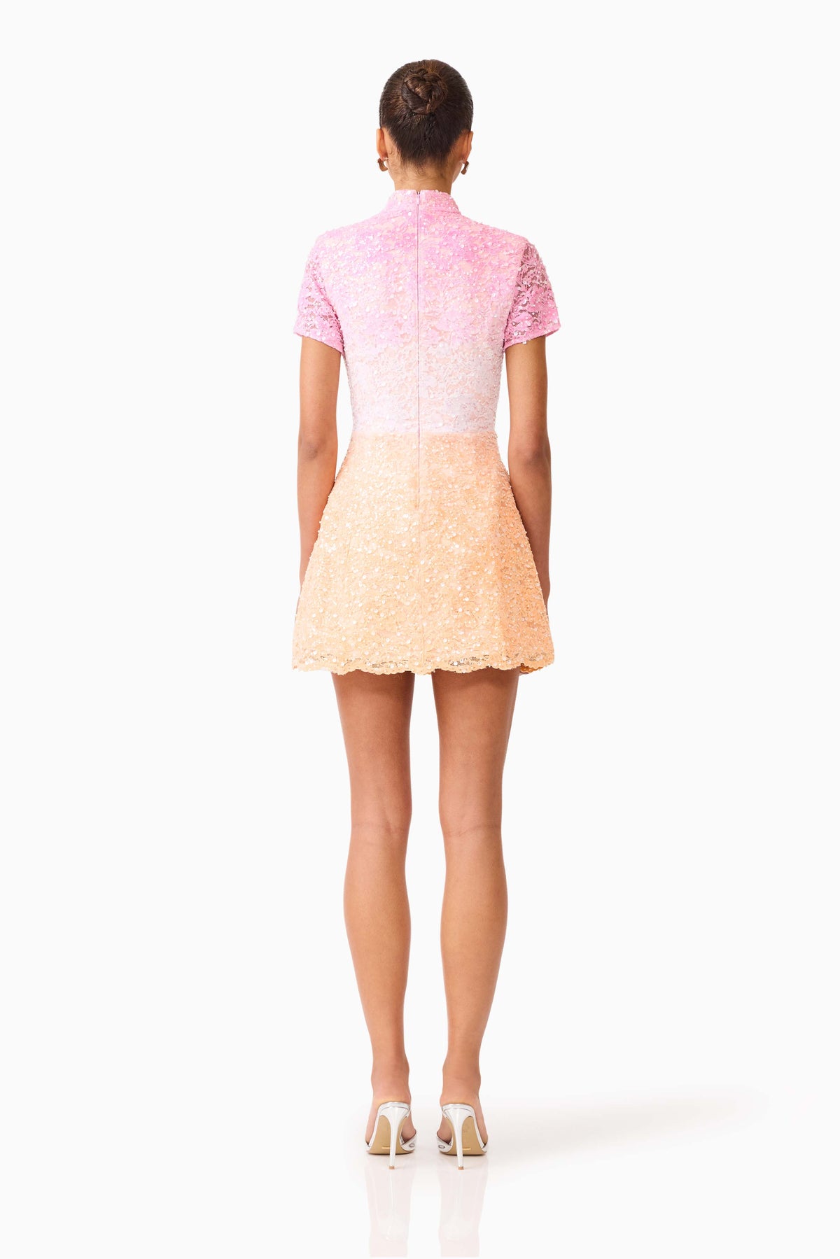 Elliatt Lumira Tulip Mini Dress - Pink Ombre
