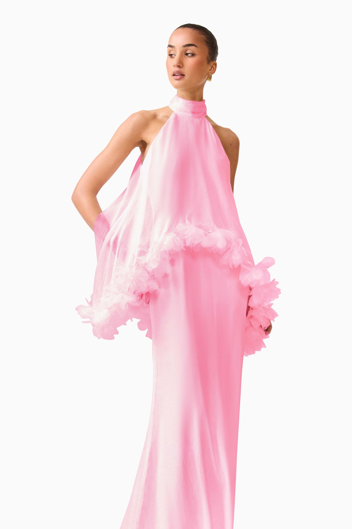 Elliatt Poppy Layered Gown - Pink