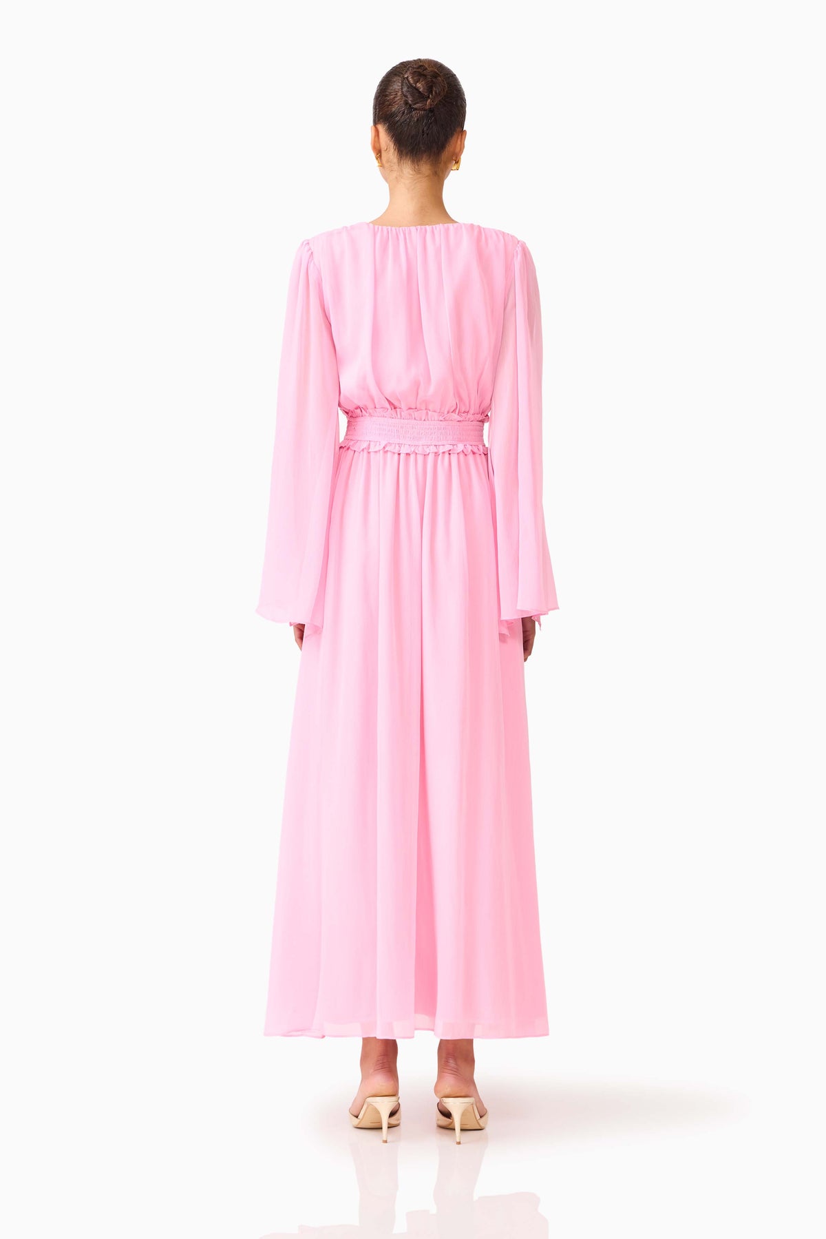 Elliatt Poppy Long Sleeve Gown - Pink