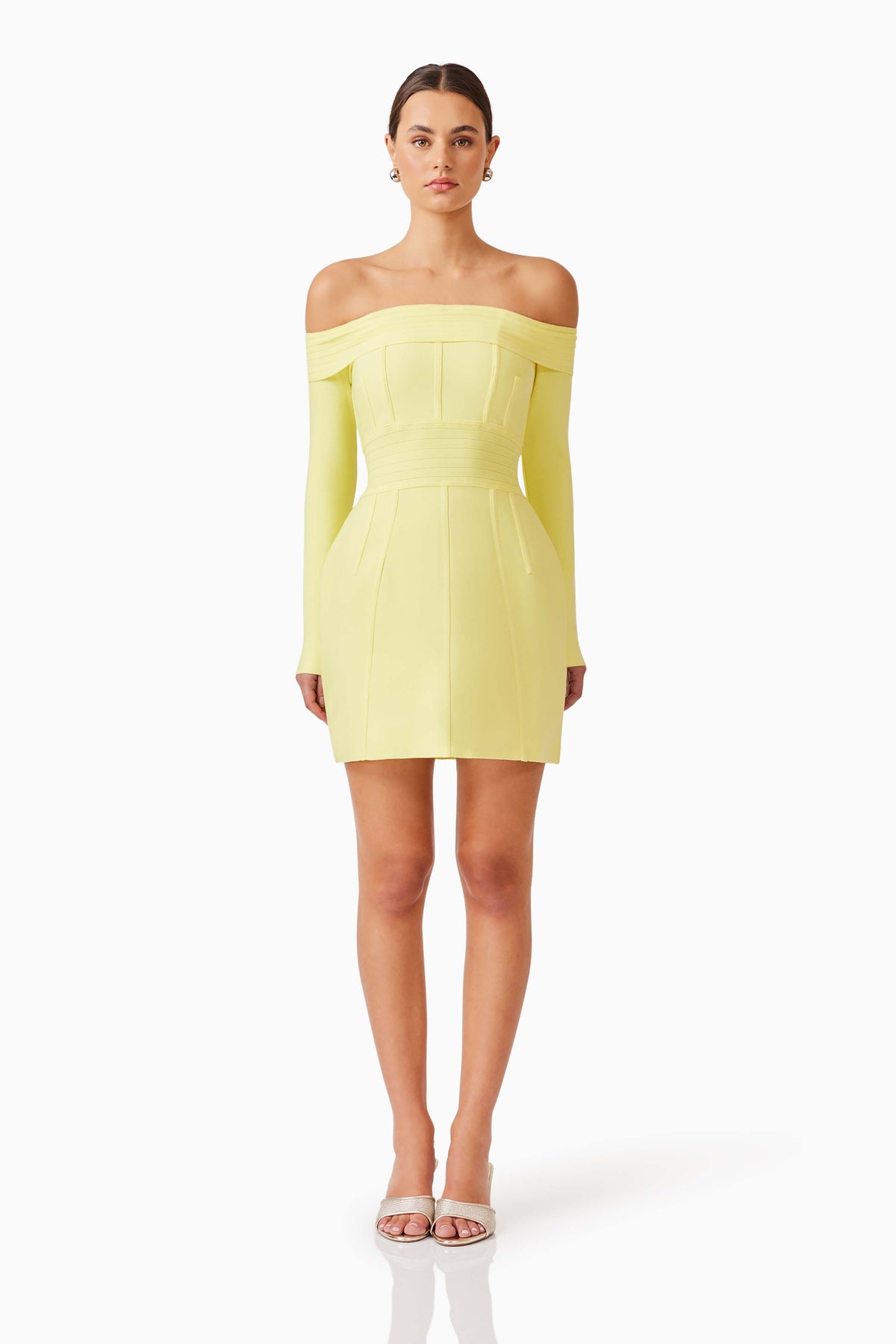 Elliatt Katlyn Mini Dress - Lemon
