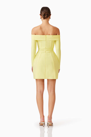 Elliatt Katlyn Mini Dress - Lemon