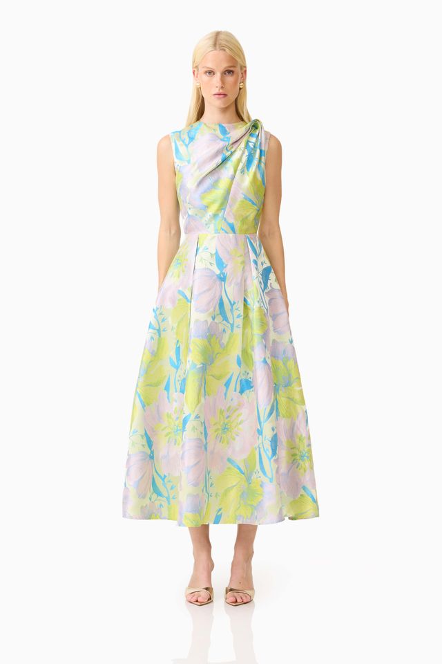 Elliatt Rhea A Line Midi Dress - Floral Multi