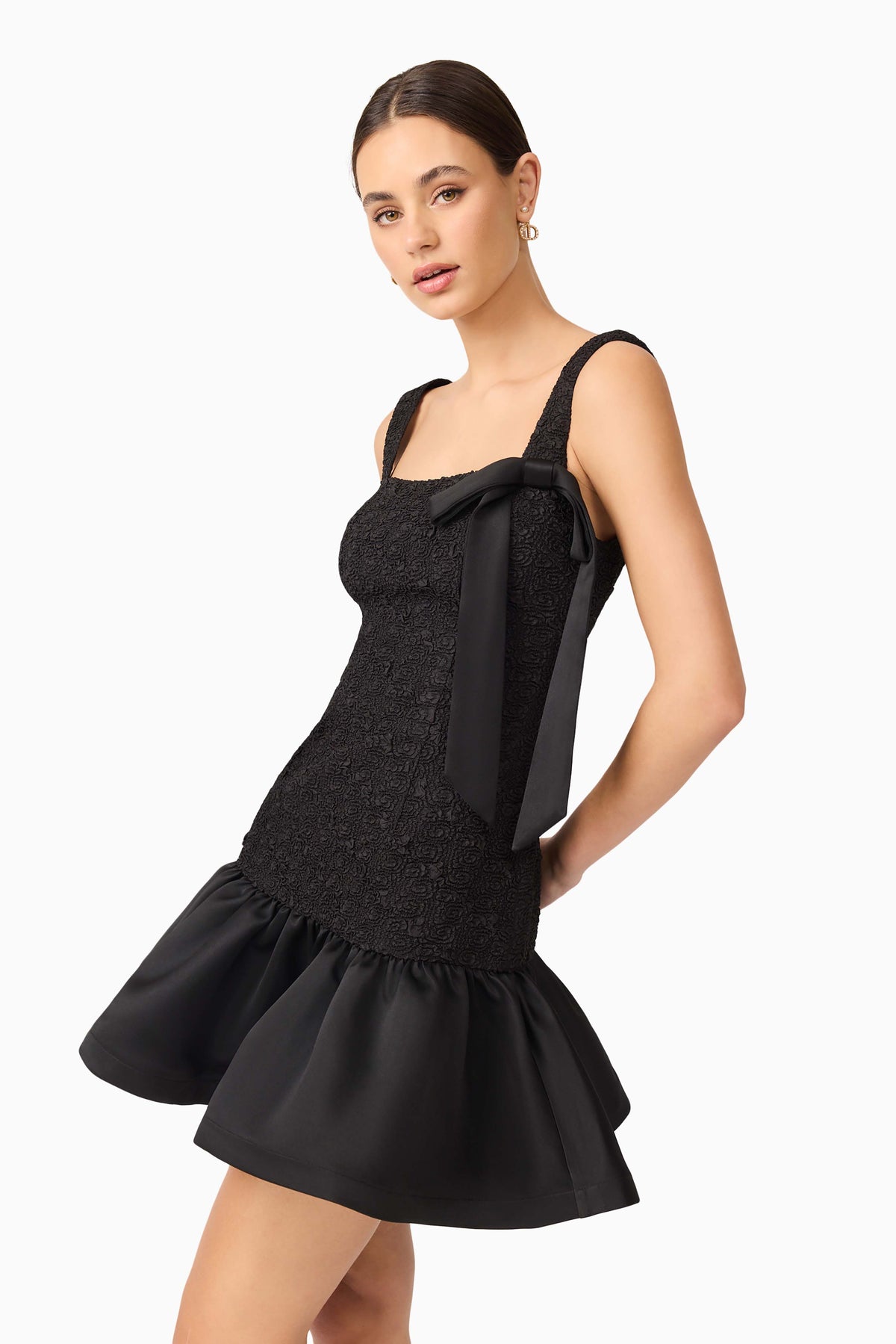 Elliatt Dandelione Mini Dress - Black