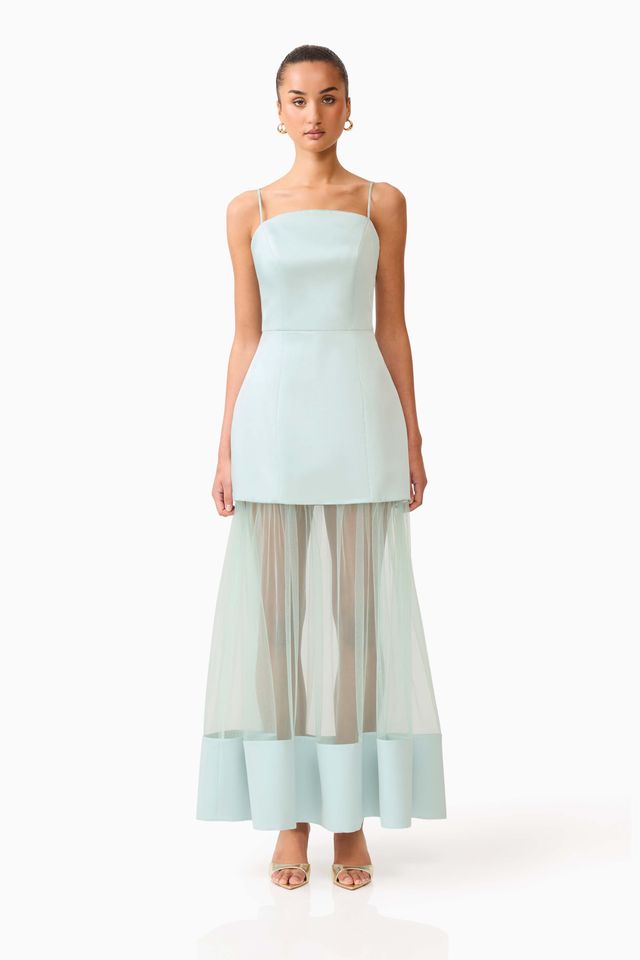 Elliatt Marcella Strapless Gown - Seagreen