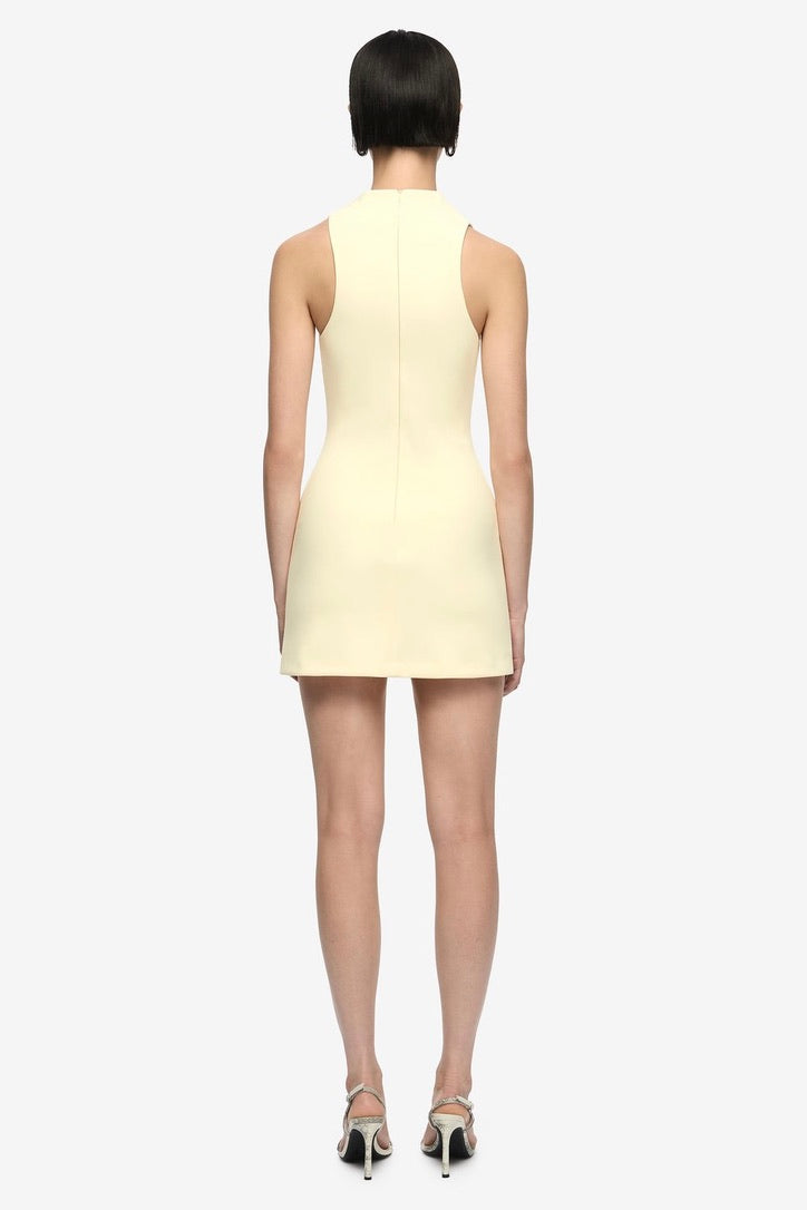 Bec & Bridge Gemma Racer Mini Dress - Lemon Sorbet
