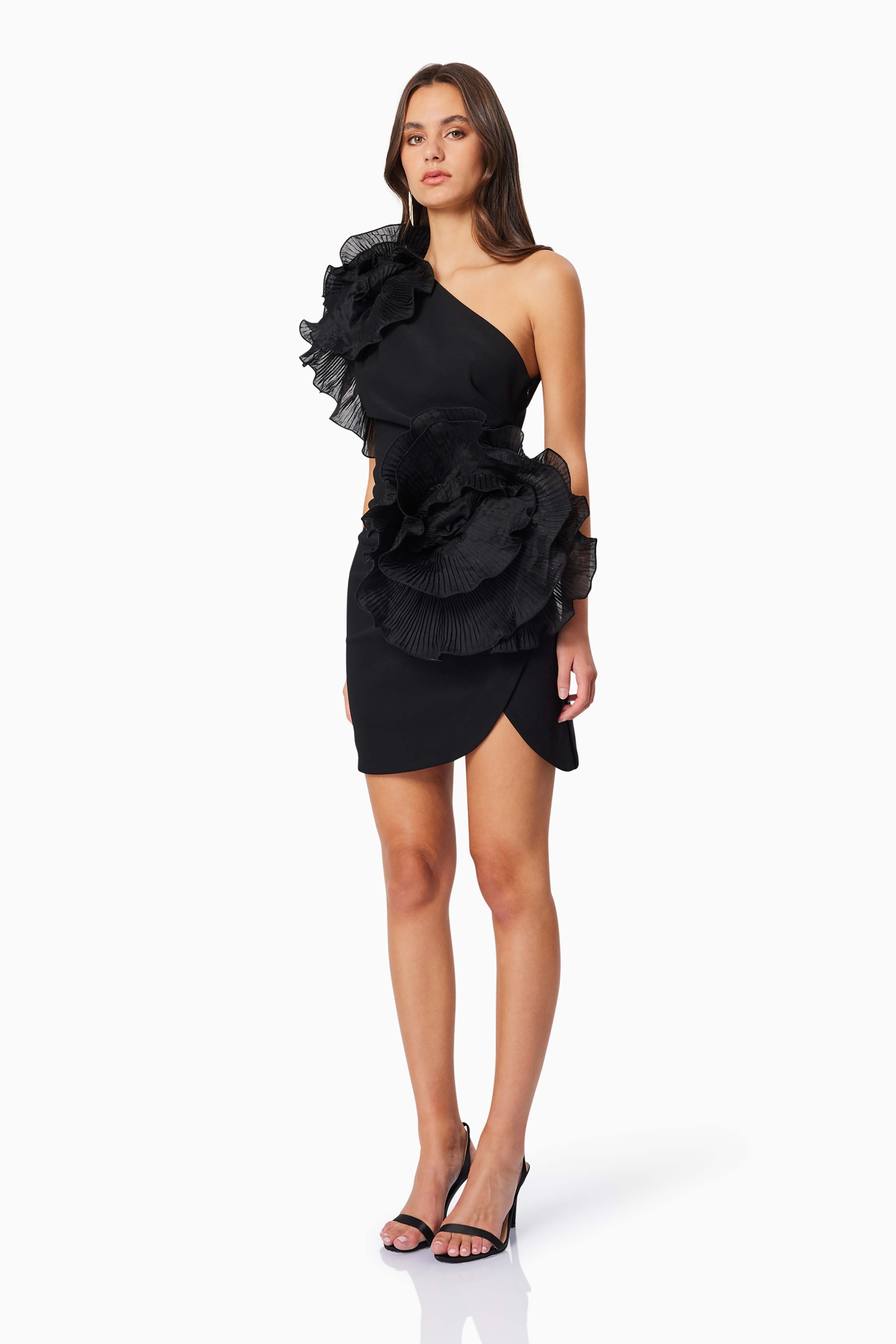 Elliatt Maya Cocktail Dress Black Dress Hire AU
