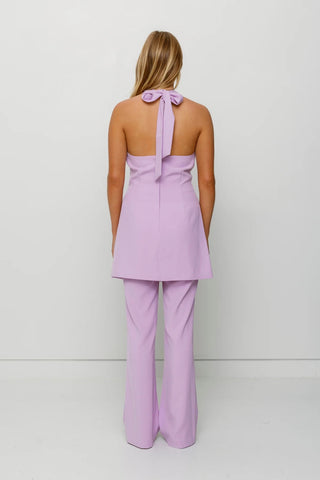 The Wolf Gang Inka Mini Vest Dress - Lavender
