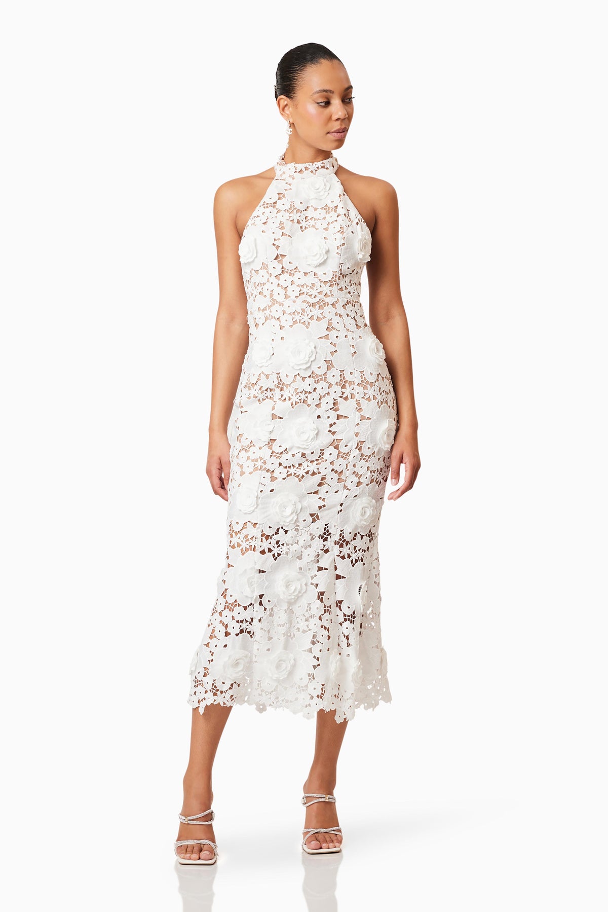 Elliatt Daffodil Cocktail Dress - Ivory
