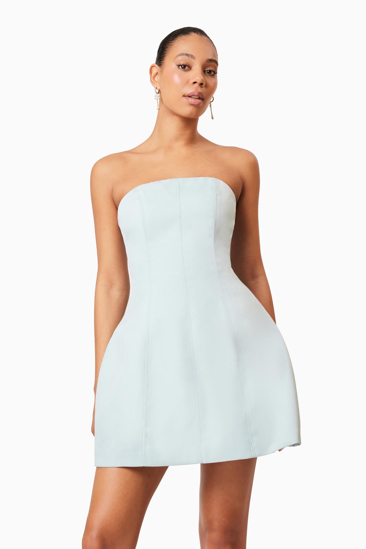 Elliatt Geranium Party Dress - Seafoam