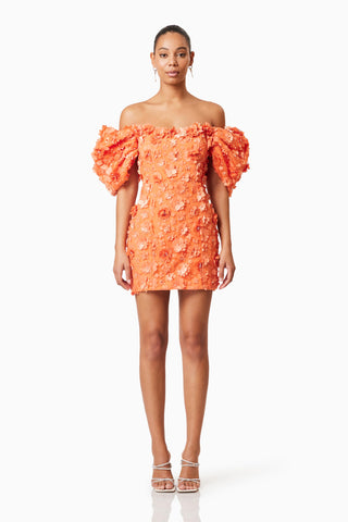 Elliatt Bluebell Mini Dress - Orange