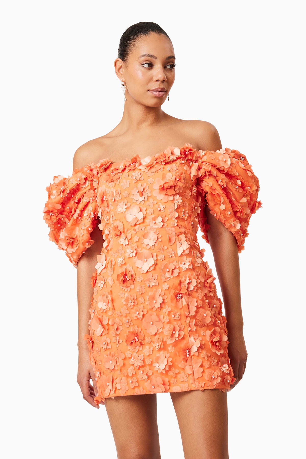 Elliatt Bluebell Mini Dress - Orange