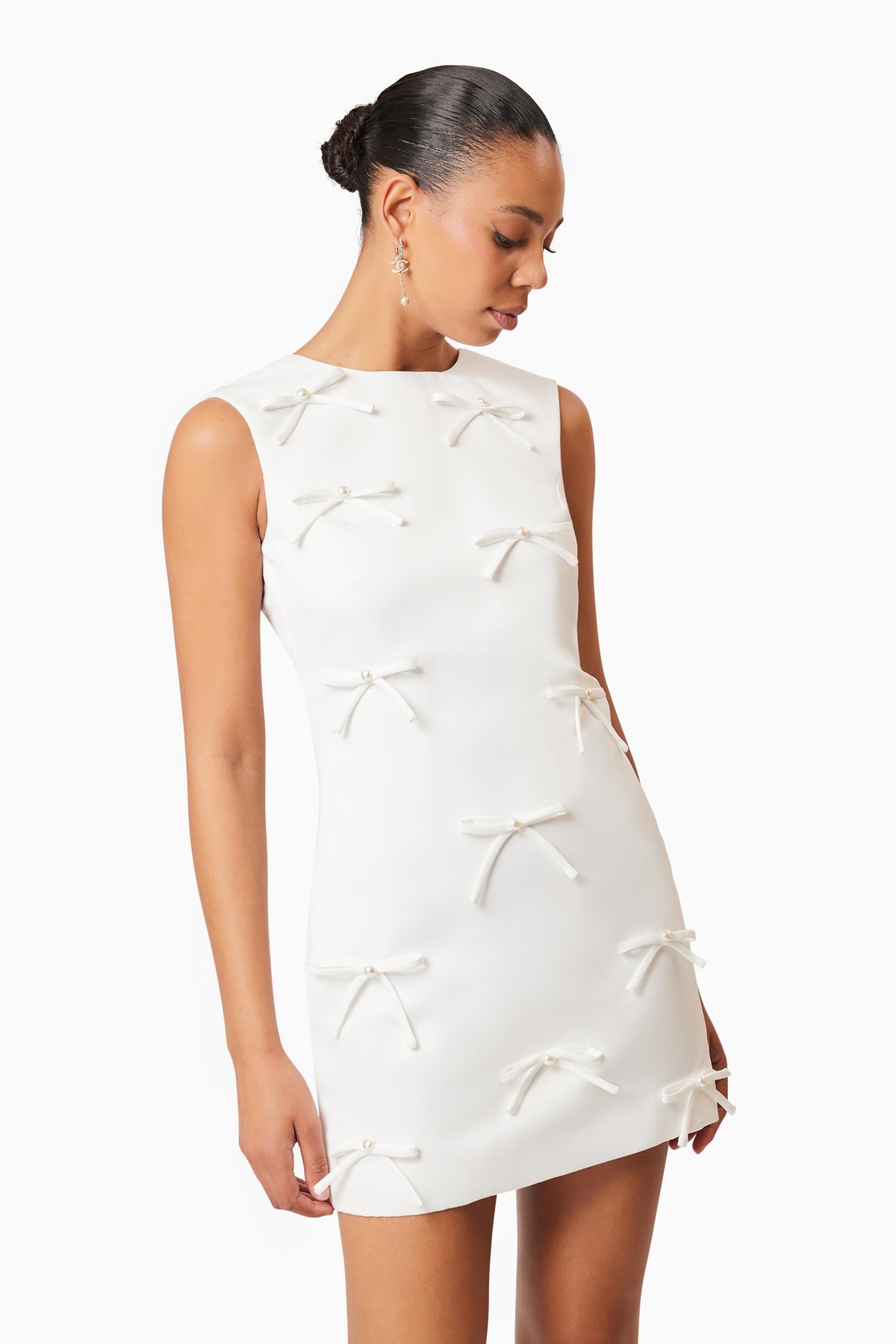 Elliatt Rose Shift Dress - Ivory
