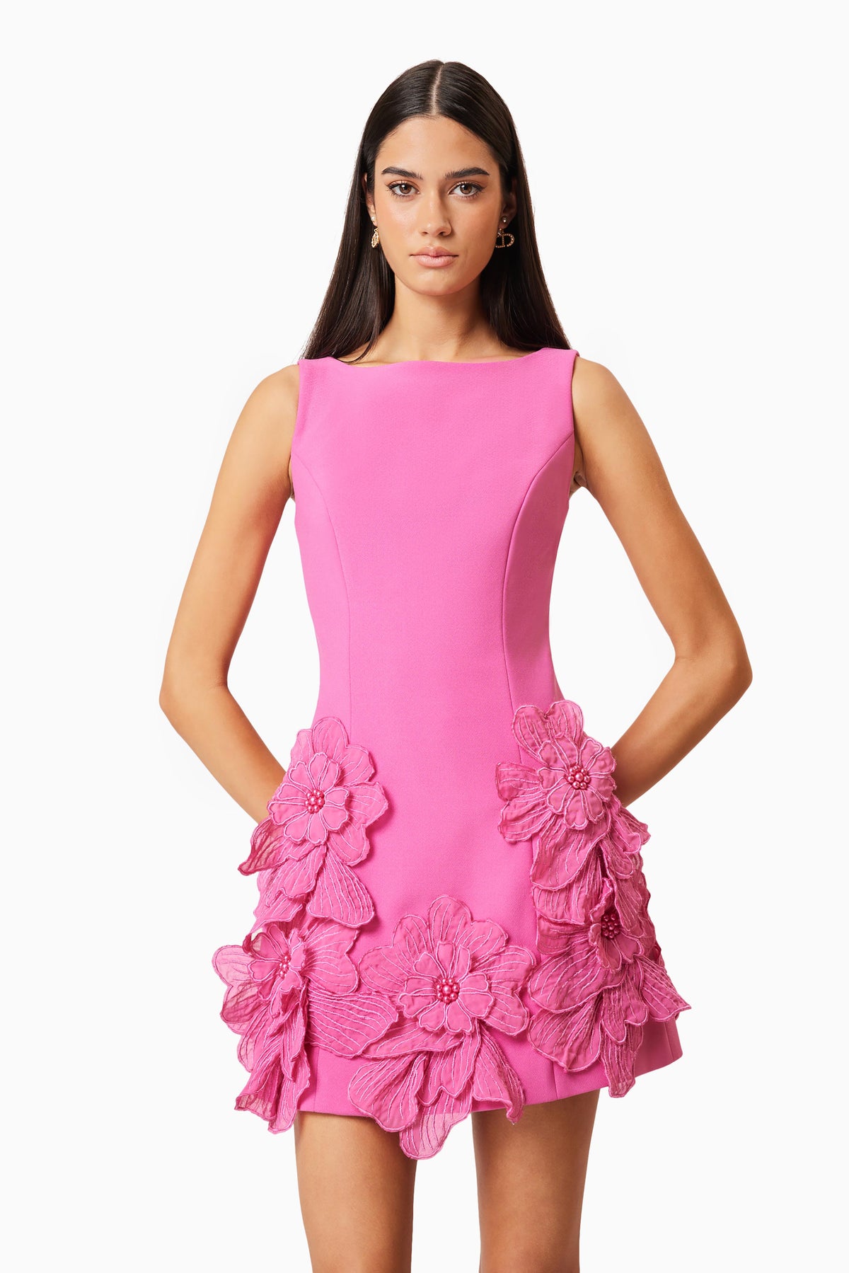 Elliatt Janelle Mini Dress - Fuchsia