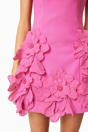 strapless open back dress Elliatt Janelle Mini Dress - Fuchsia
