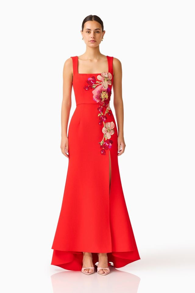 Elliatt Fleurisca Gown - Scarlet Red