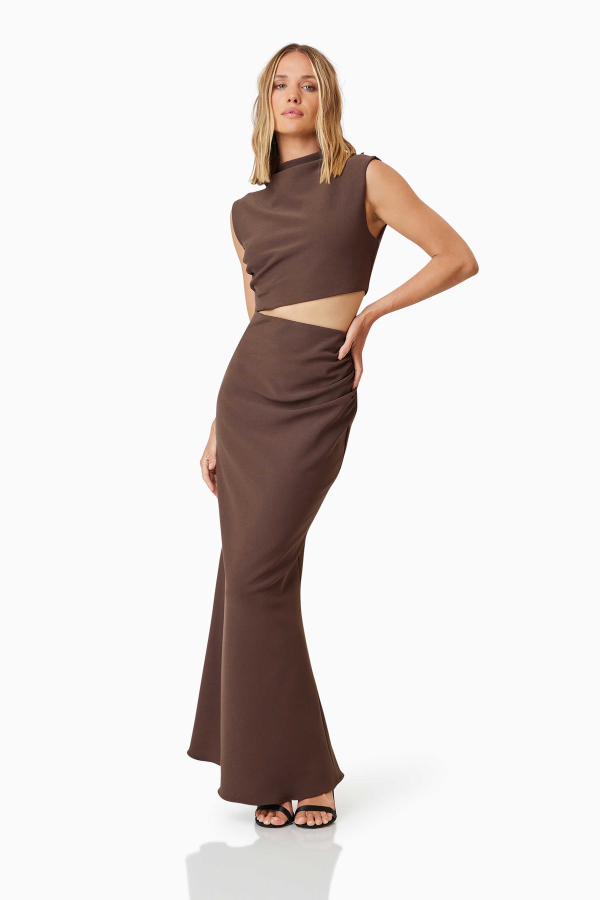 Elliatt Nola Gown - Brown - Dress Hire AU Elliatt Nola Gown - Brown - Dress Hire AU