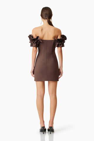Elliatt Nola Mini Dress - Brown