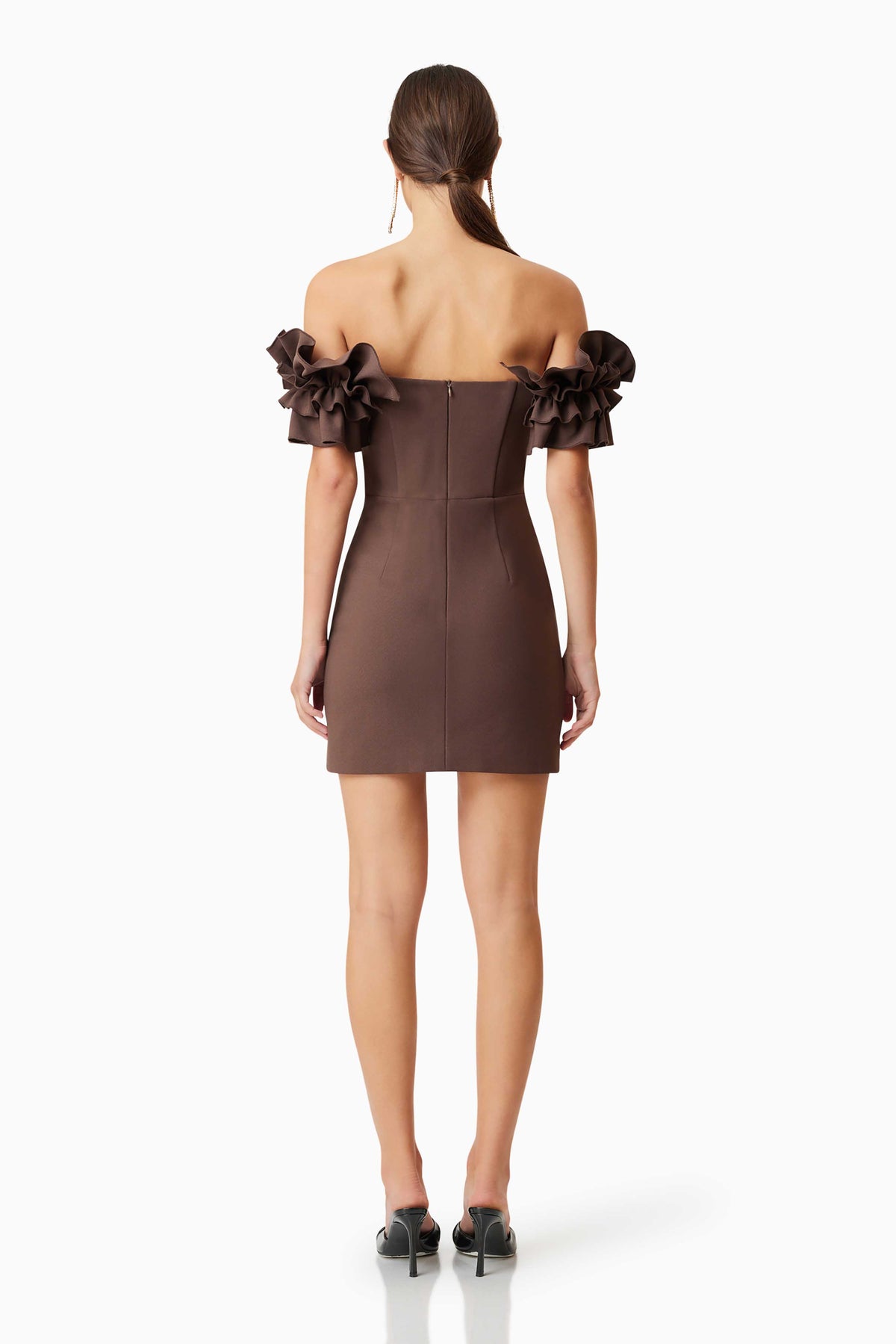 Elliatt Nola Mini Dress - Brown