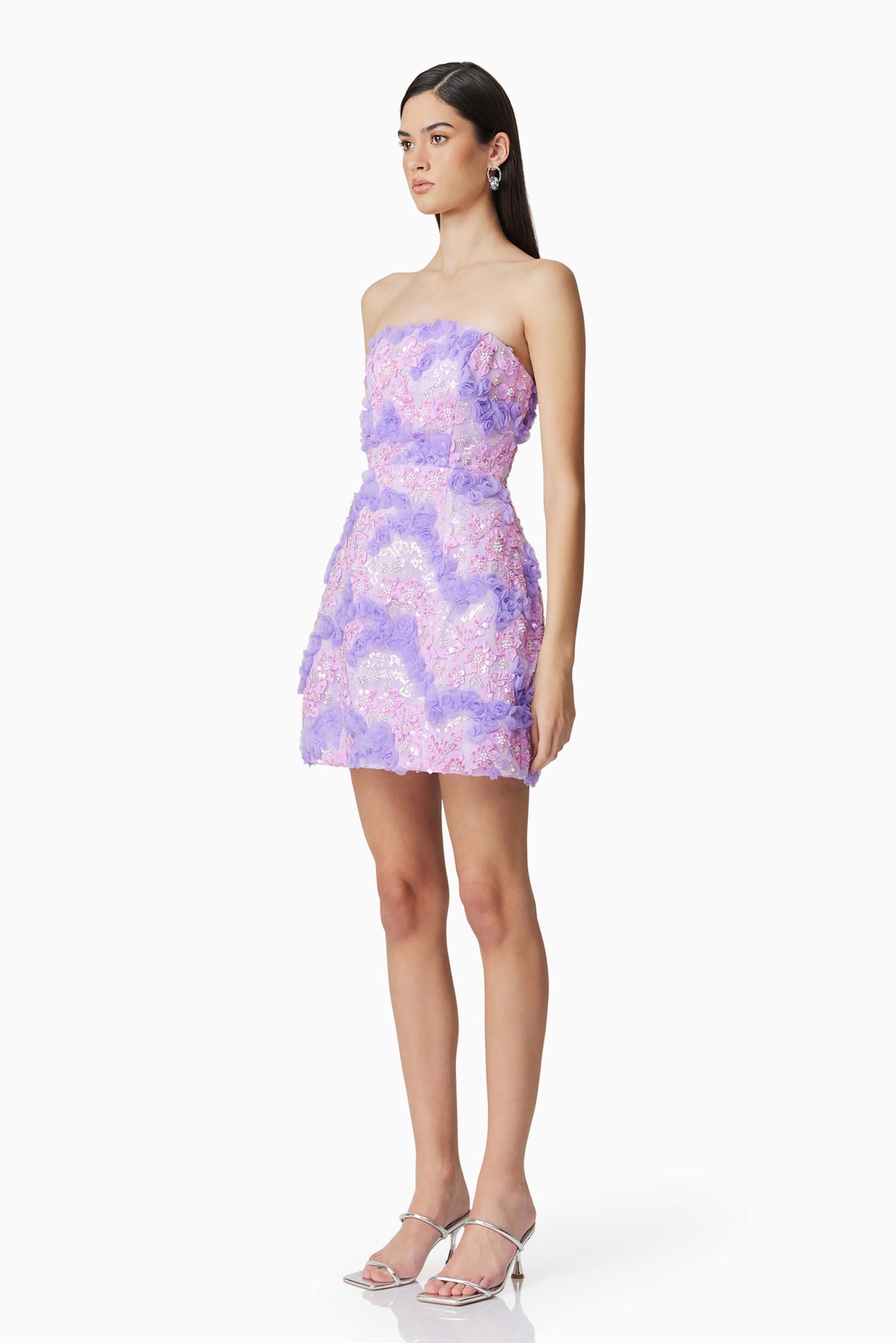 Elliatt Vonni Party Dress - Purple Multi