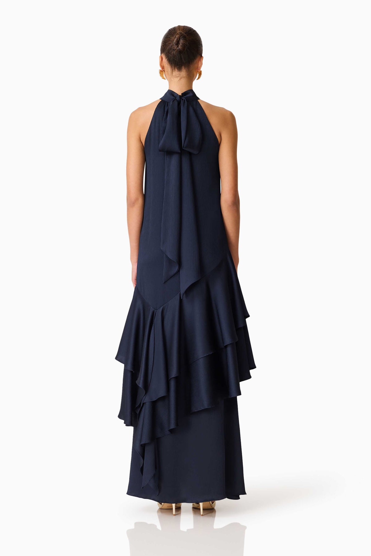 Elliatt Varella Halterneck Gown - Navy