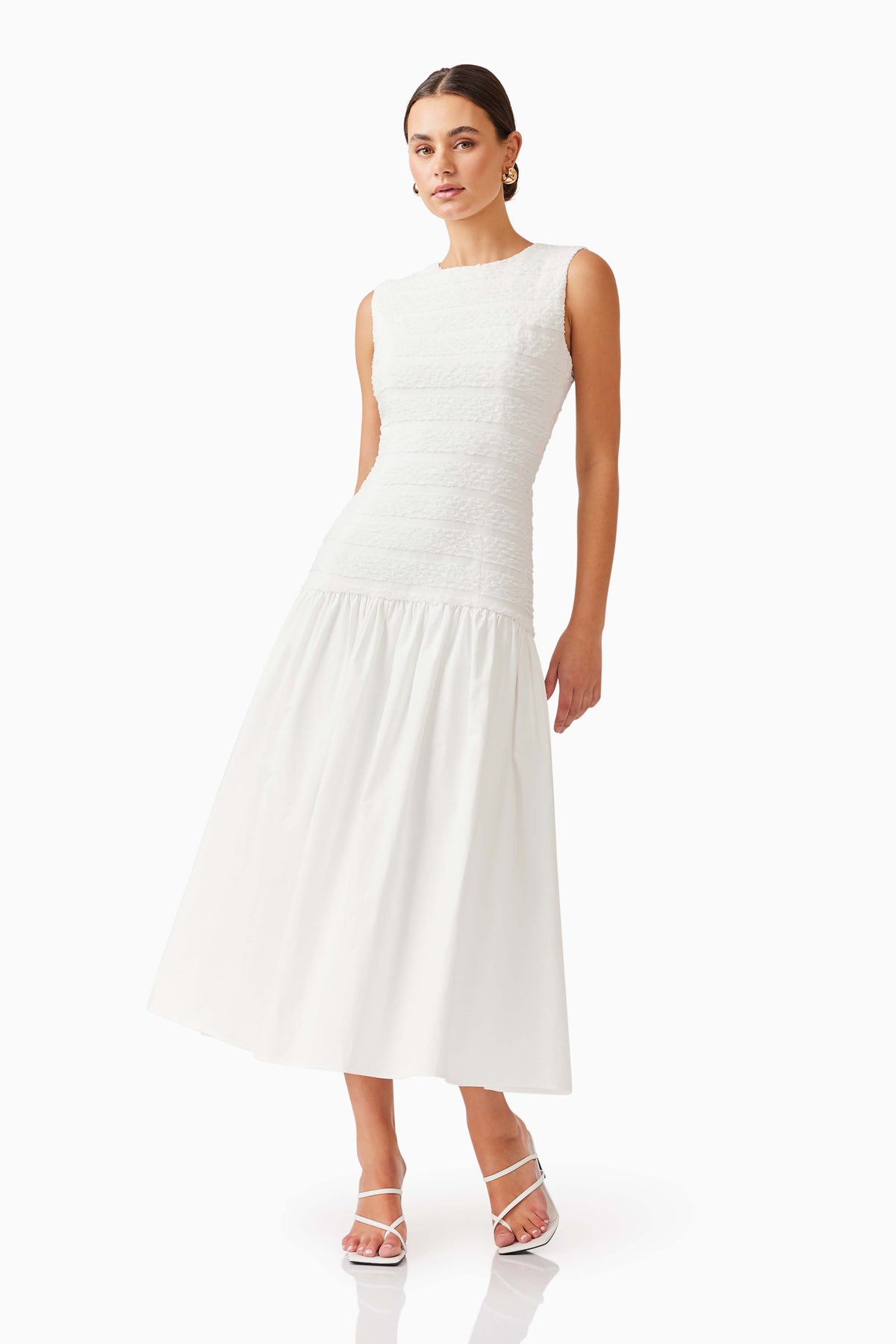 Elliatt Fifi Midi Dress - Ivory