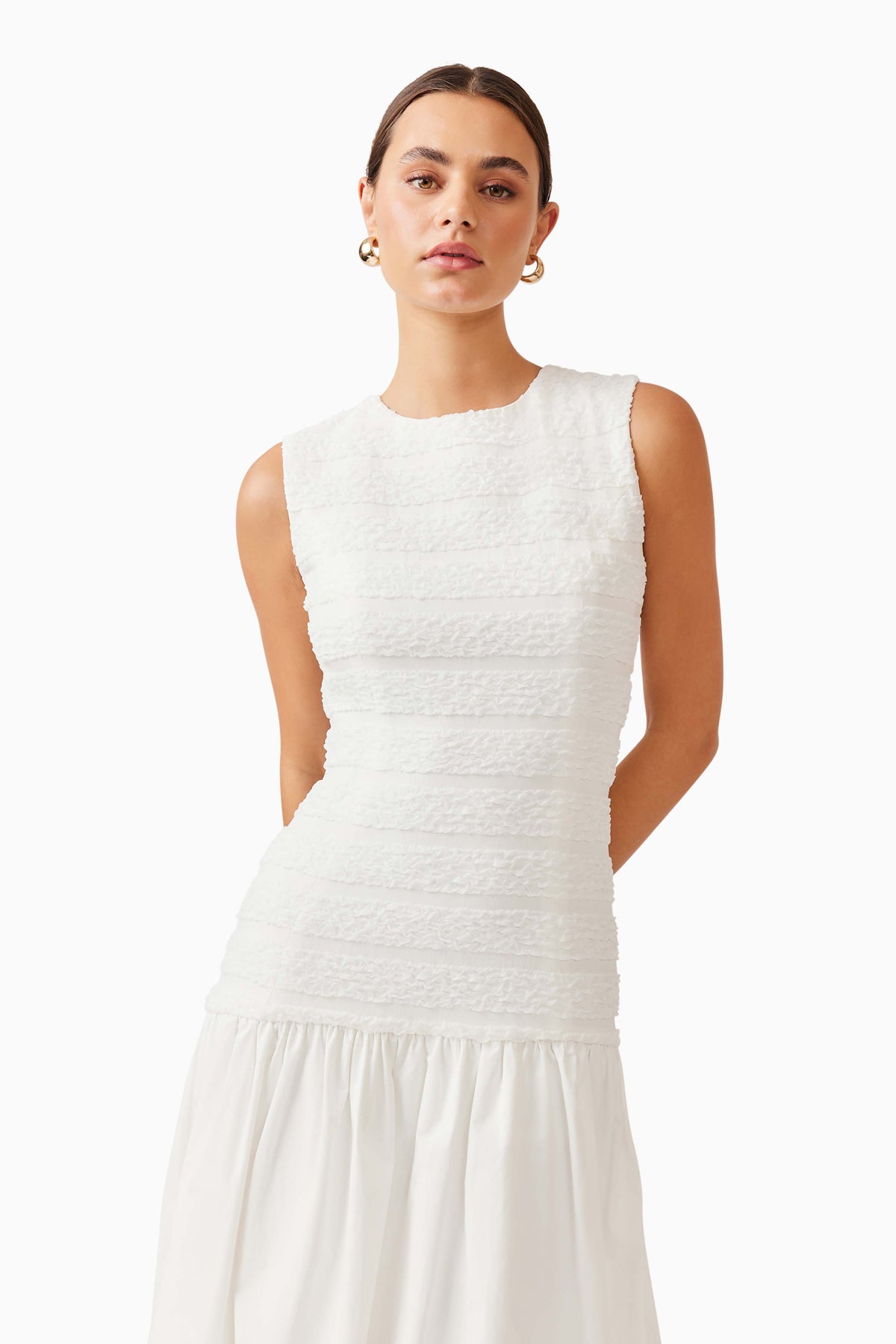 Elliatt Fifi Midi Dress - Ivory