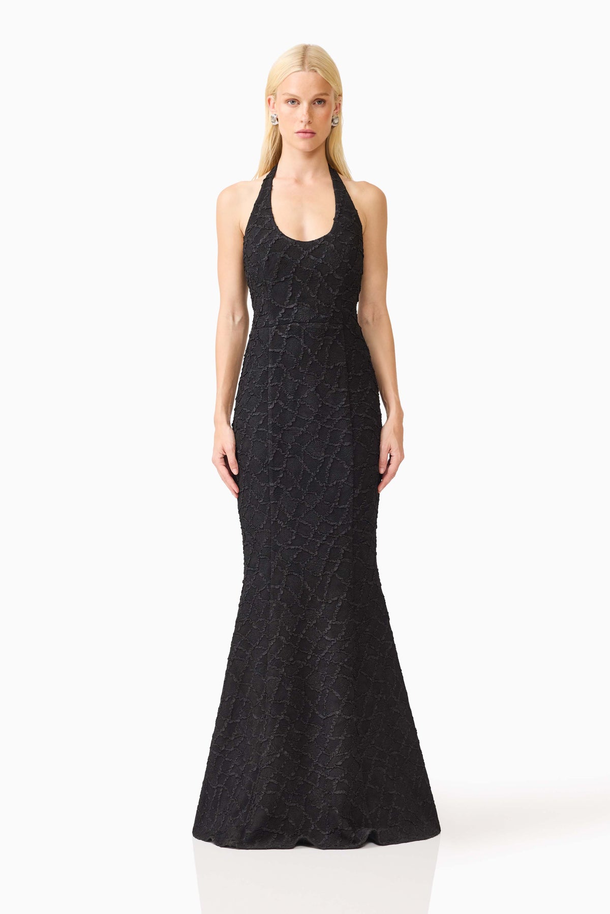 Elliatt Alexandra Halterneck Gown - Black