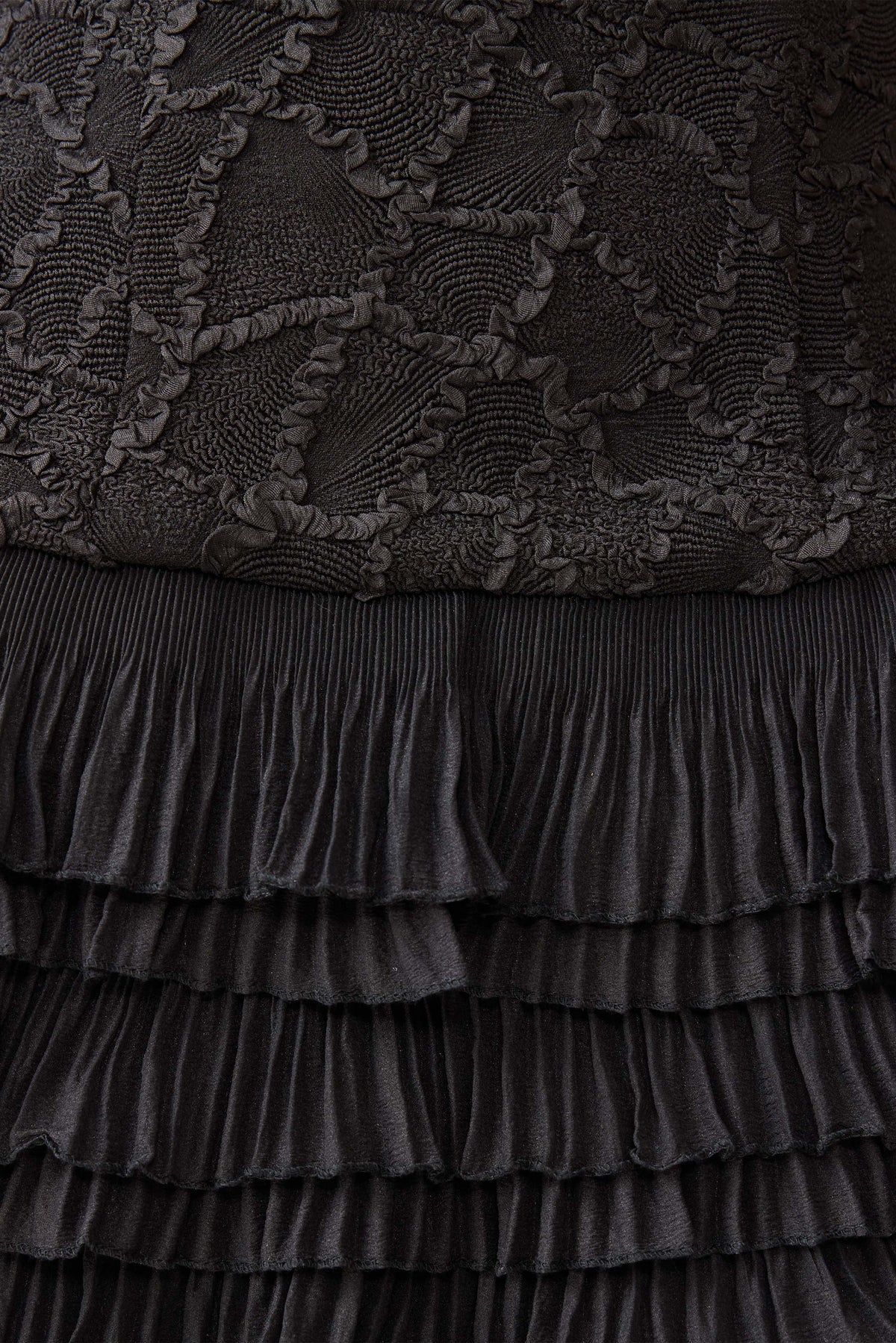 Elliatt Alexandra Tiered Mini Dress - Black