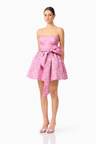 Elliatt Nadeen A Line Mini Dress - Pink Purple