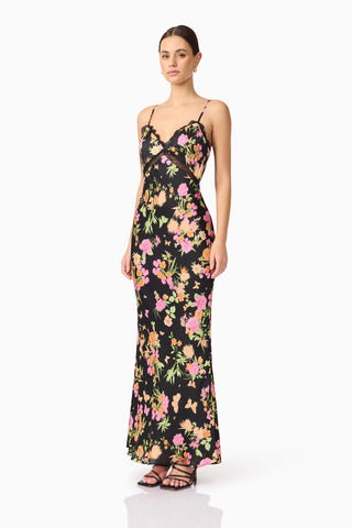Elliatt Tess Maxi Dress - Black Multi