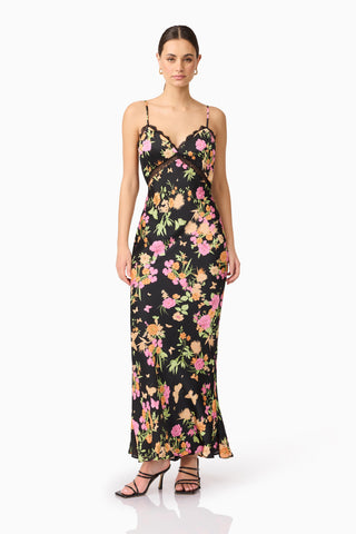 Elliatt Tess Maxi Dress - Black Multi