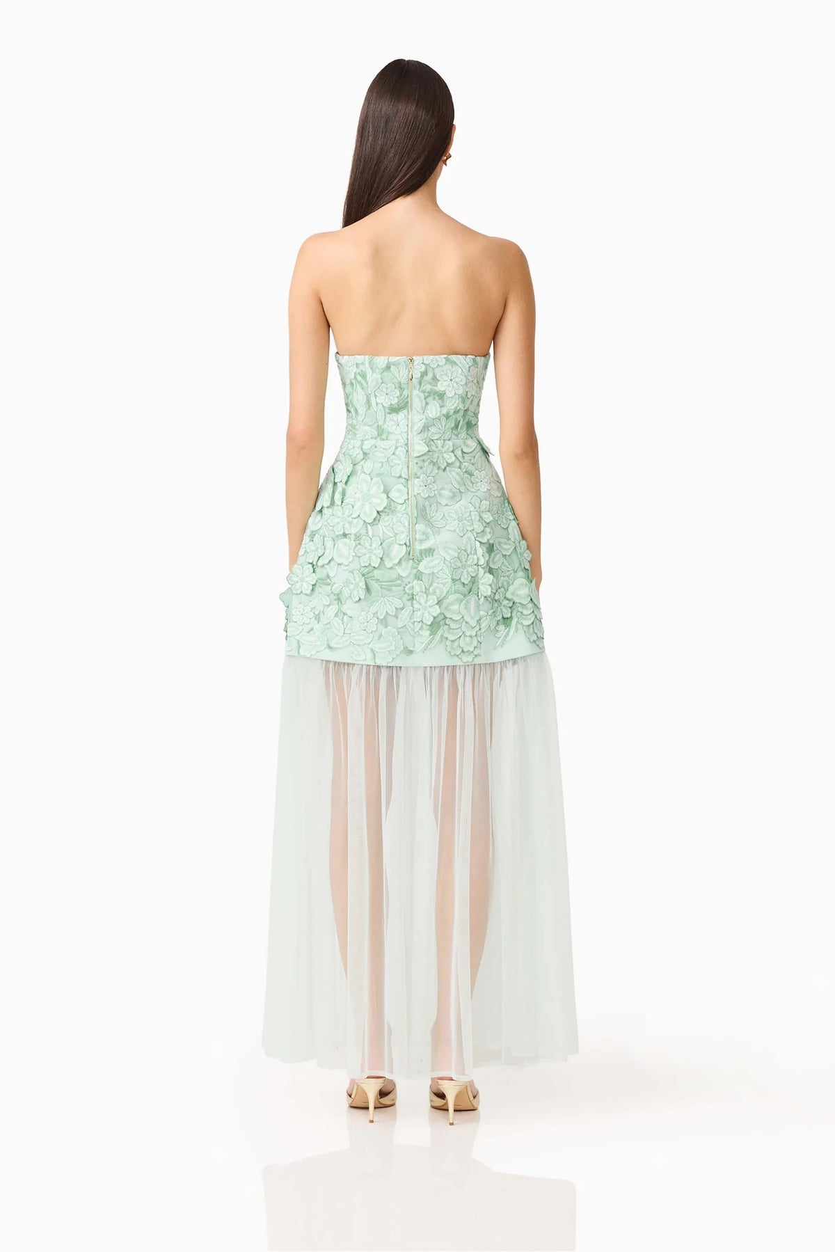 Elliatt Roseate Maxi Dress - Mint Green