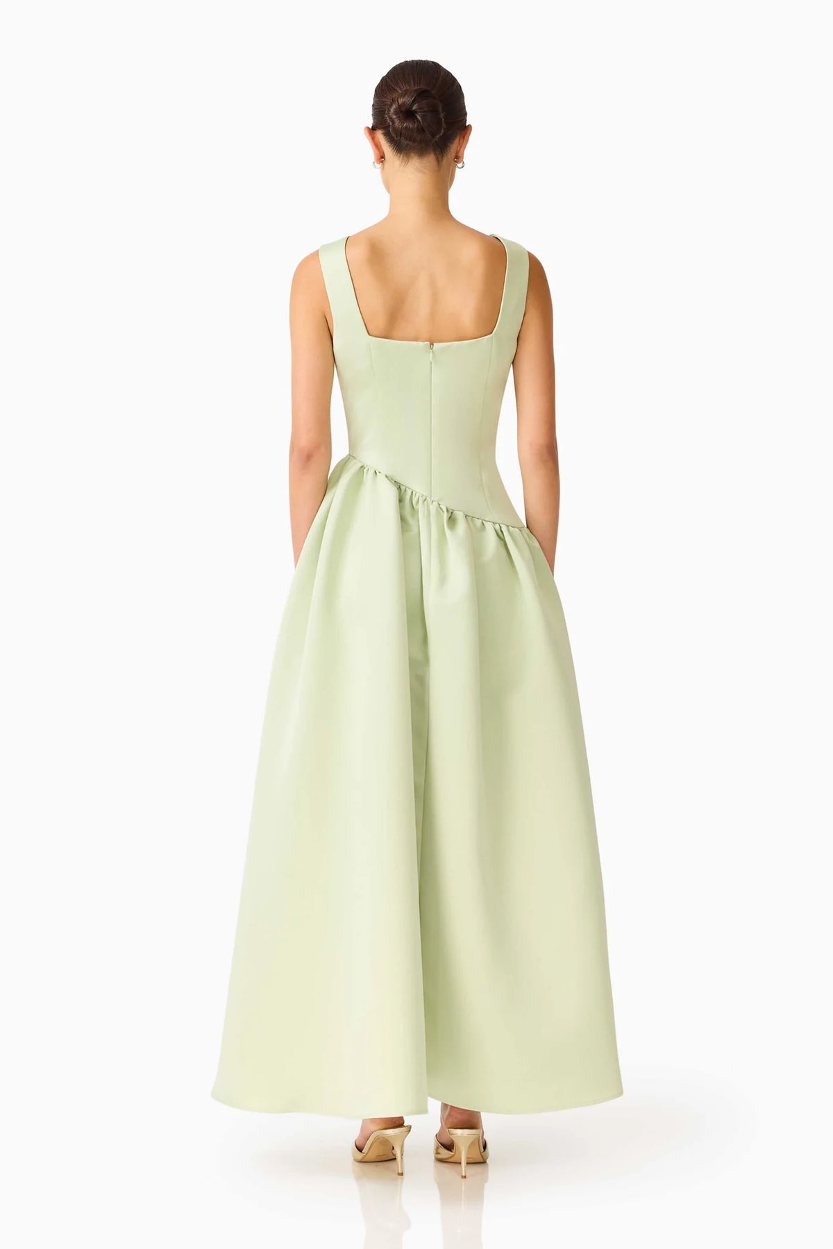 Elliatt Ruelle A-Line Maxi Dress - Sage Green