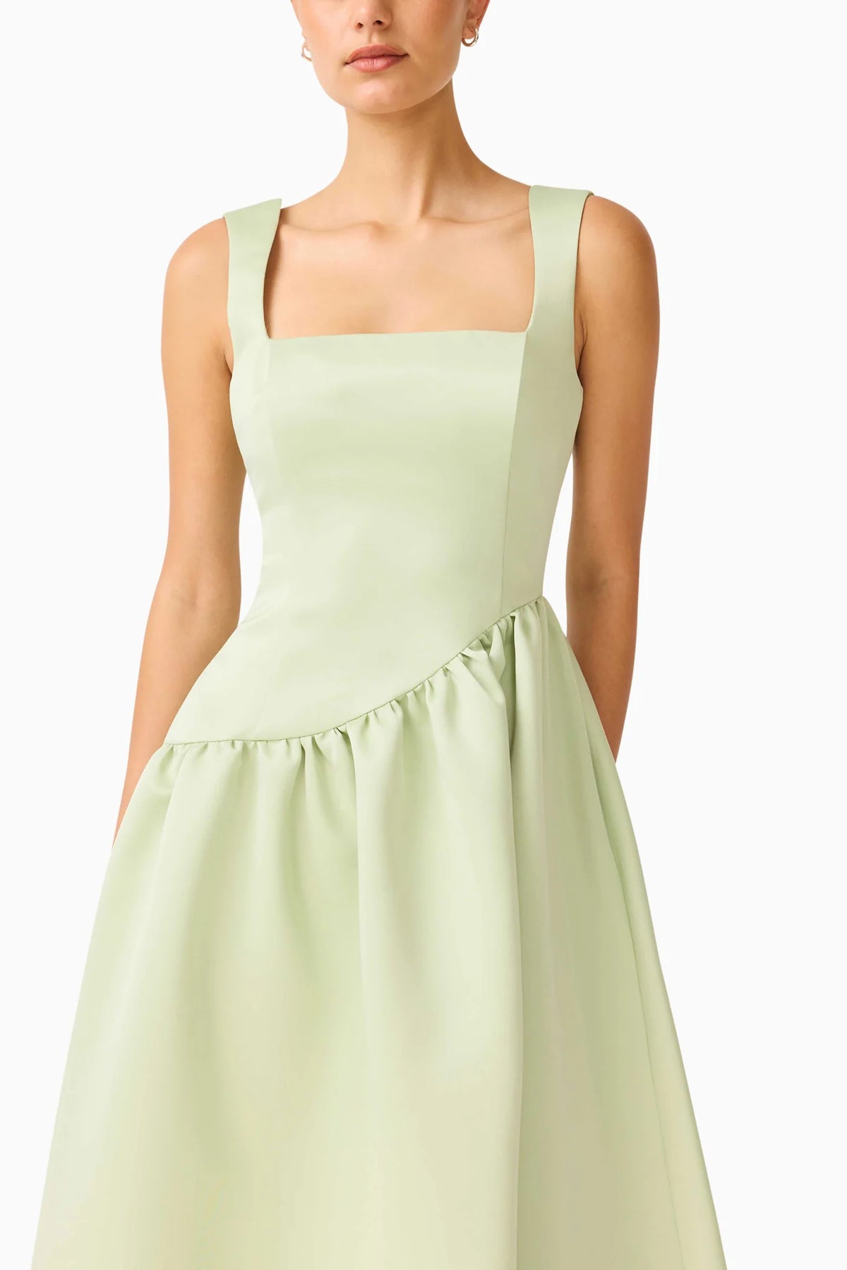 Elliatt Ruelle A-Line Maxi Dress - Sage Green