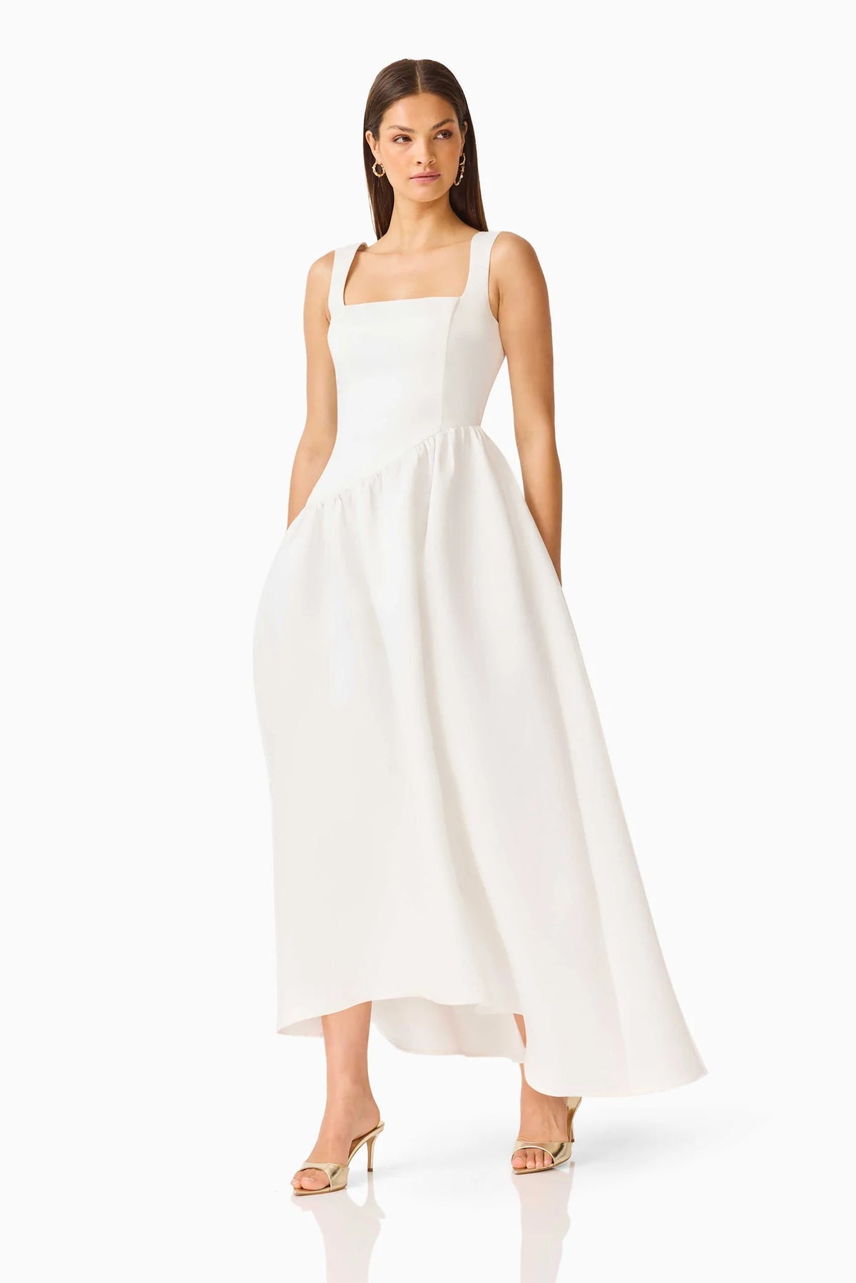 Elliatt Ruelle A-Line Maxi Dress - White