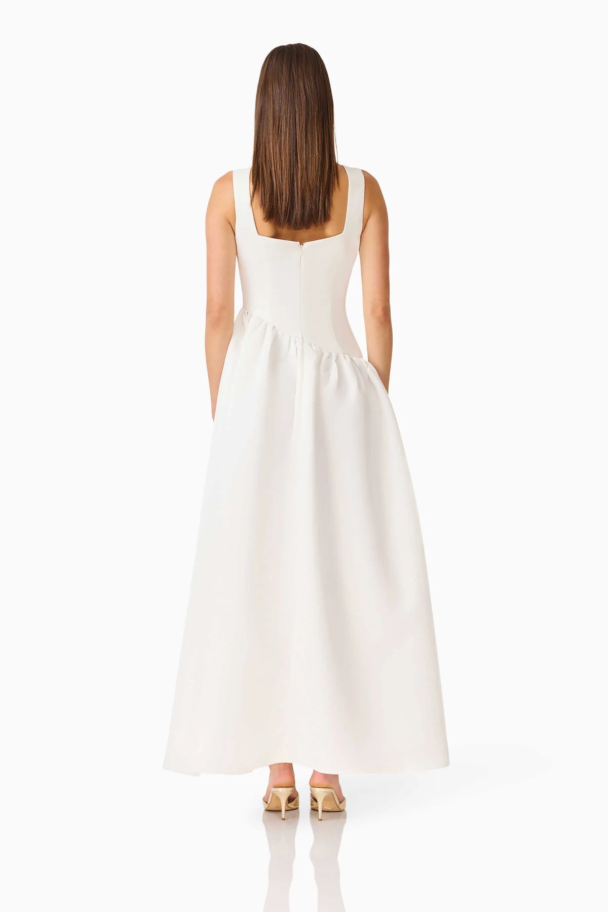 Elliatt Ruelle A-Line Maxi Dress - White