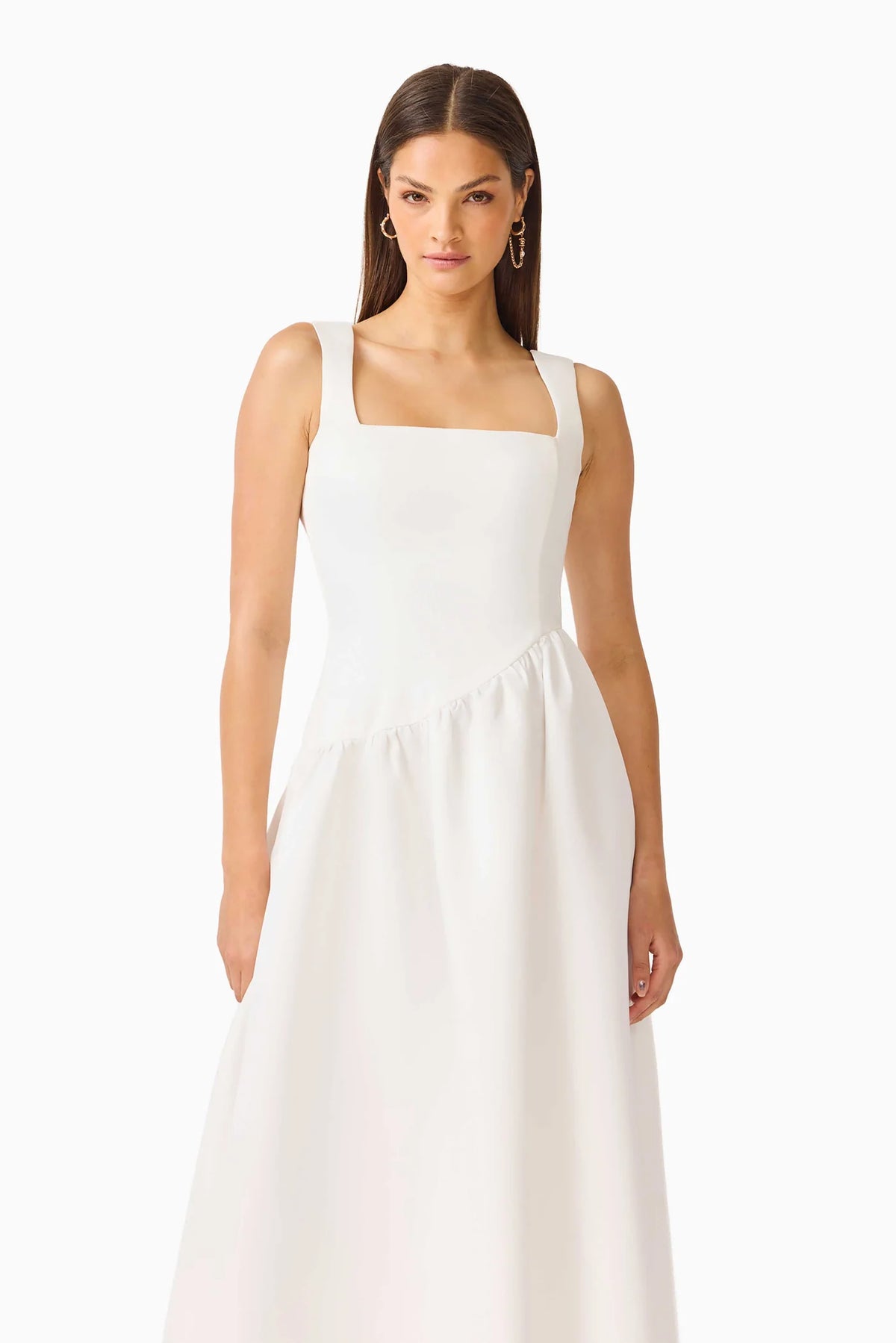 Elliatt Ruelle A-Line Maxi Dress - White