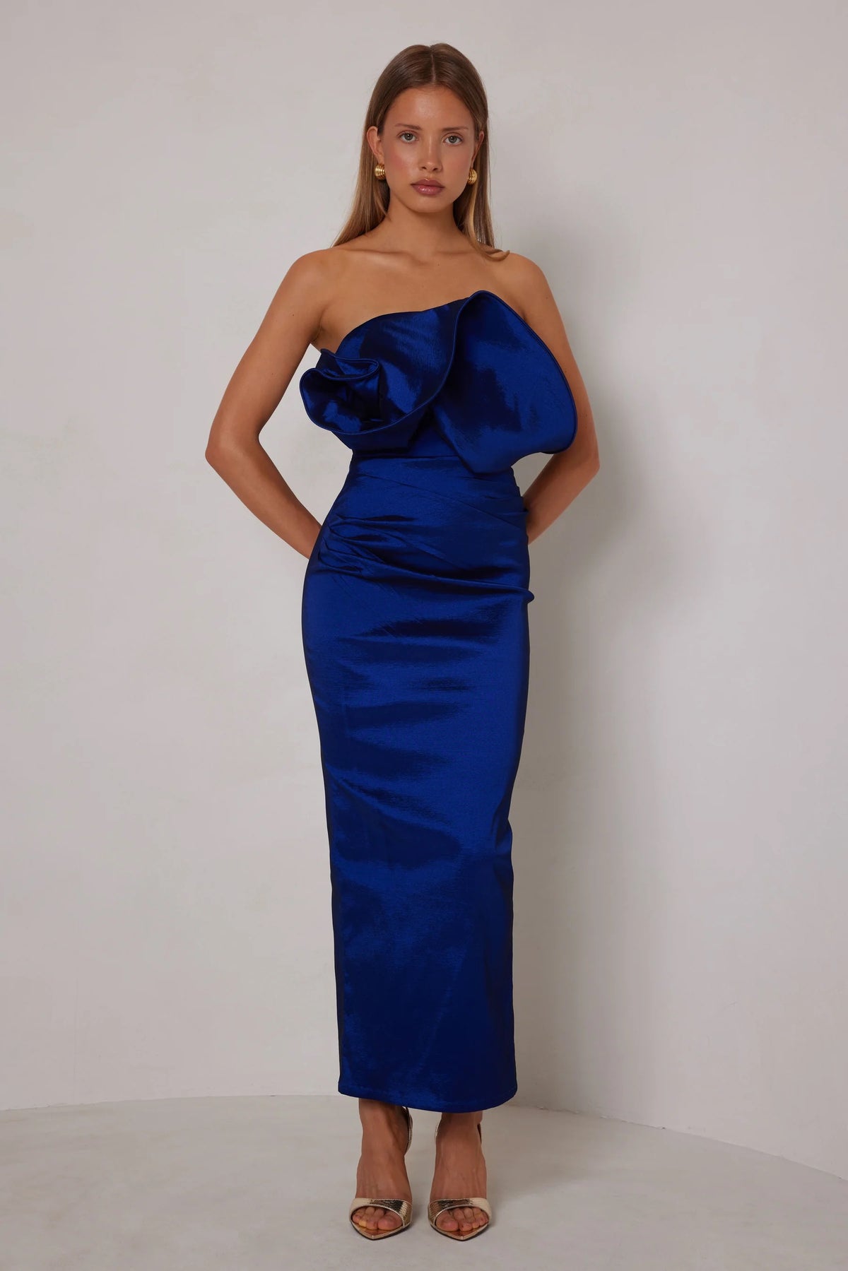 Elle Zeitoune Miles Dress - Cobalt