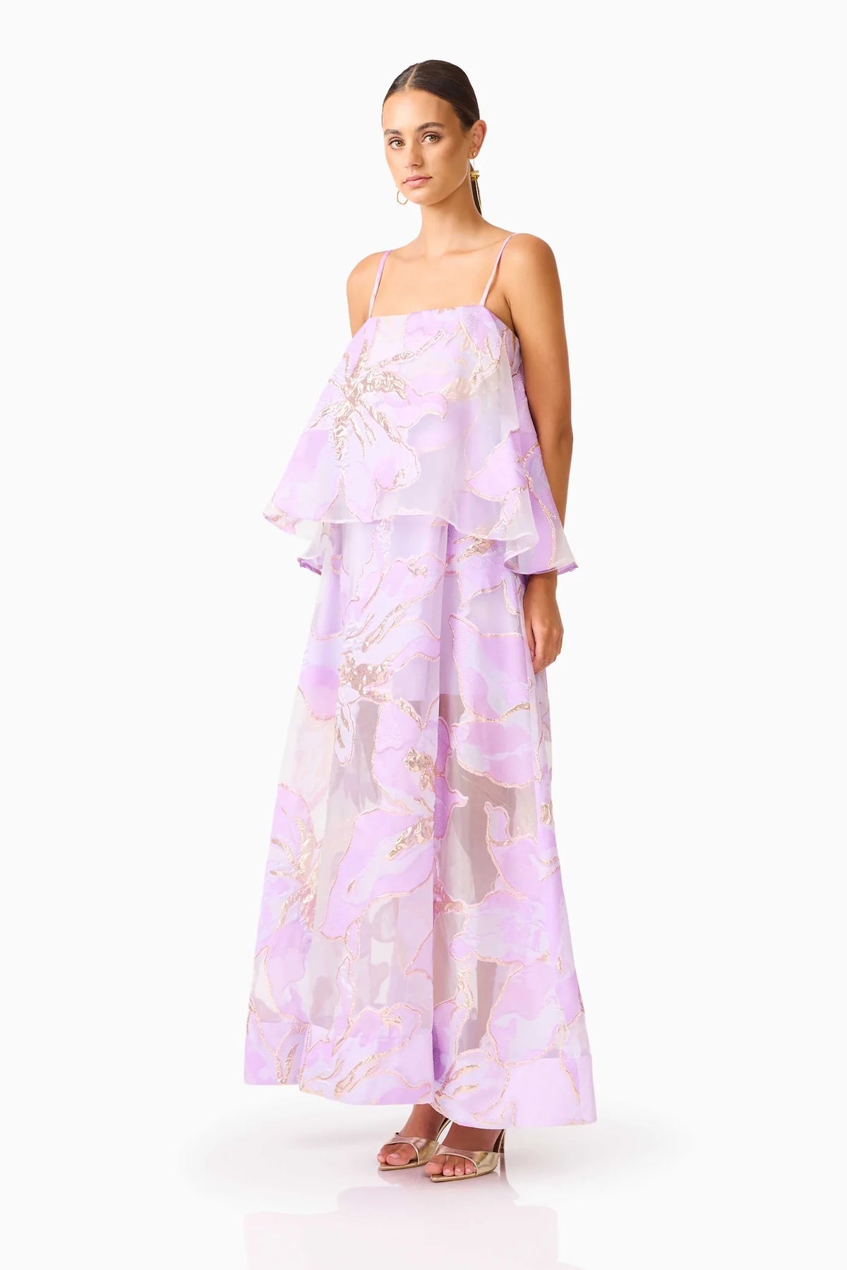 Elliatt Elysia Gown - Lilac Floral