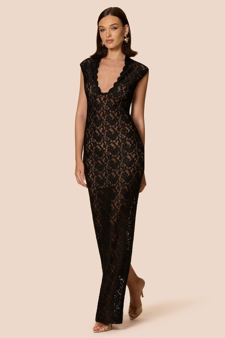 Nookie Mystique Maxi Dress - Black