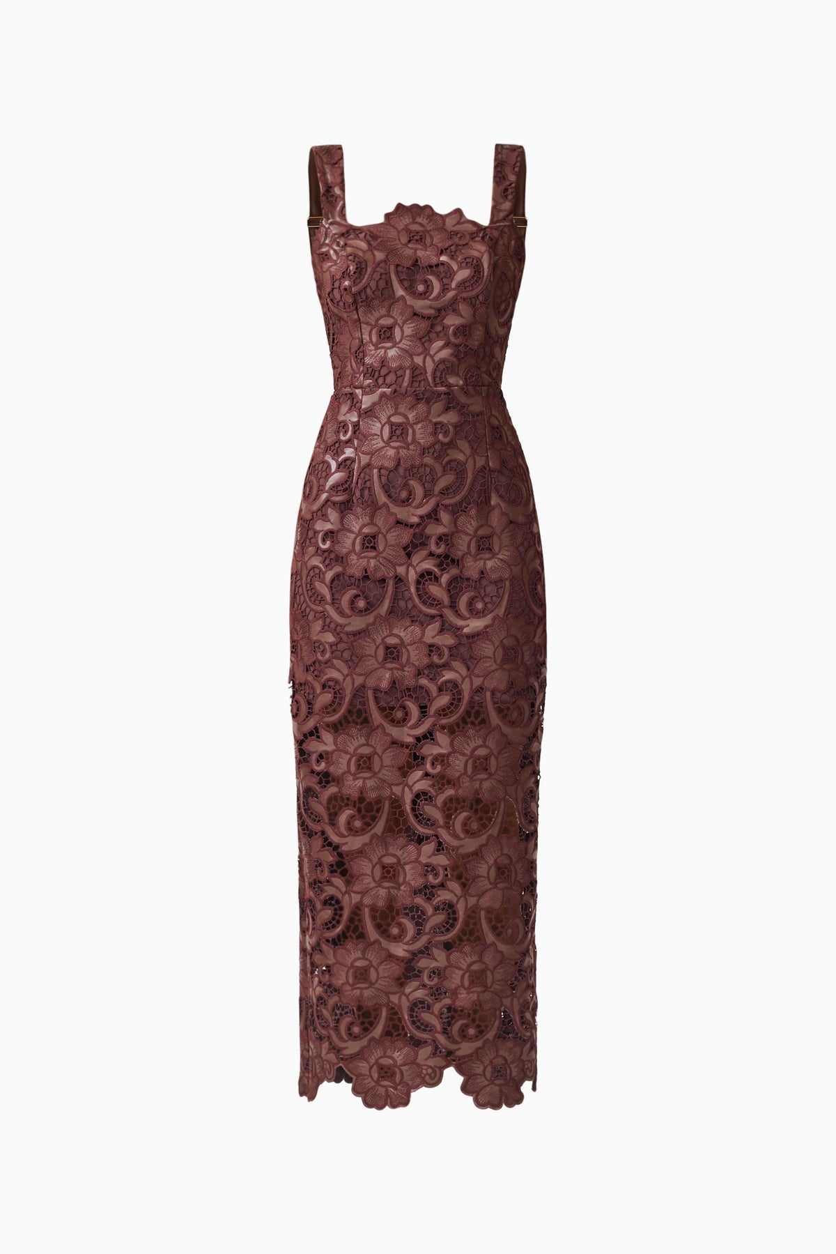 Elliatt Novelle Midi Dress - Chocolate Brown