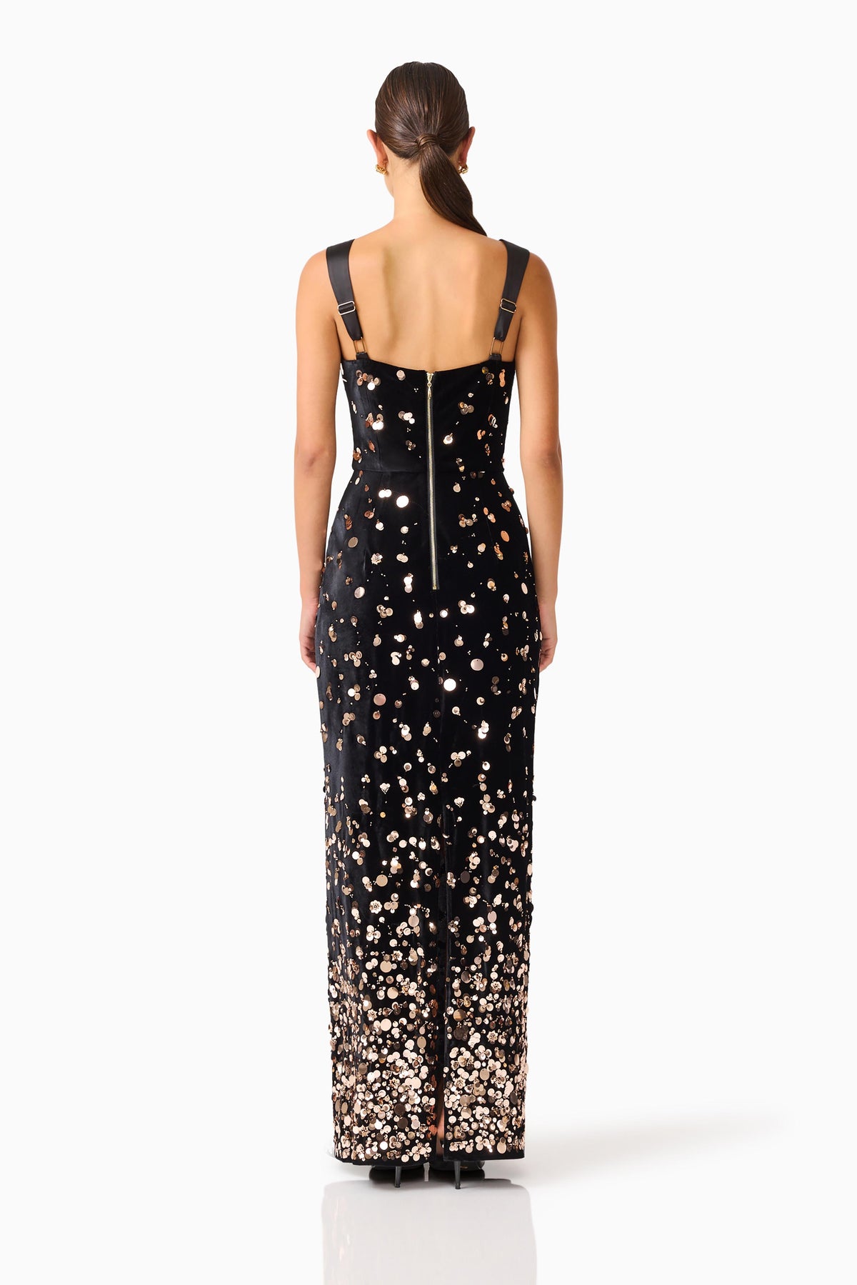 Elliatt Primelle Gown - Black/Gold