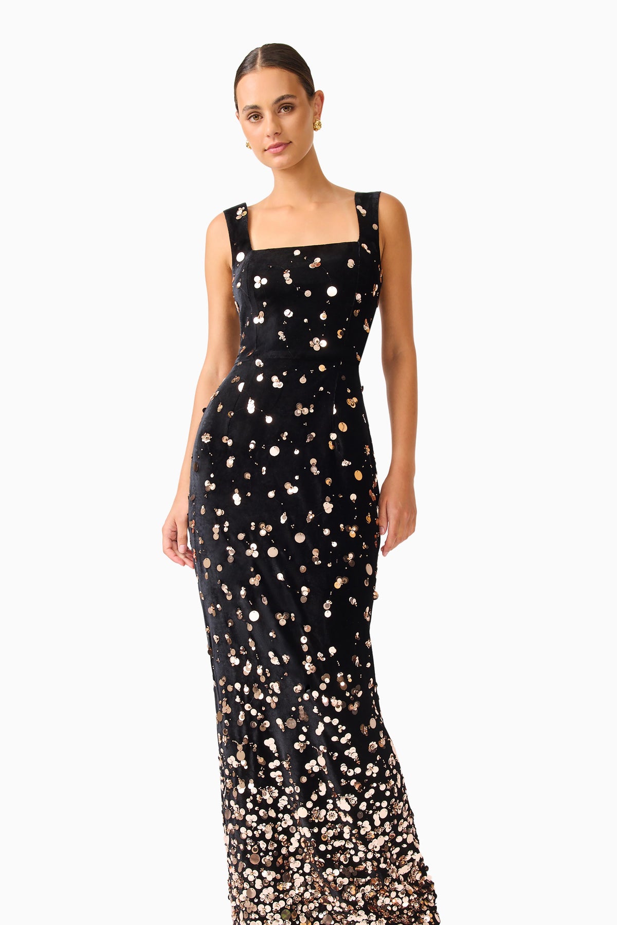 Elliatt Primelle Gown - Black/Gold