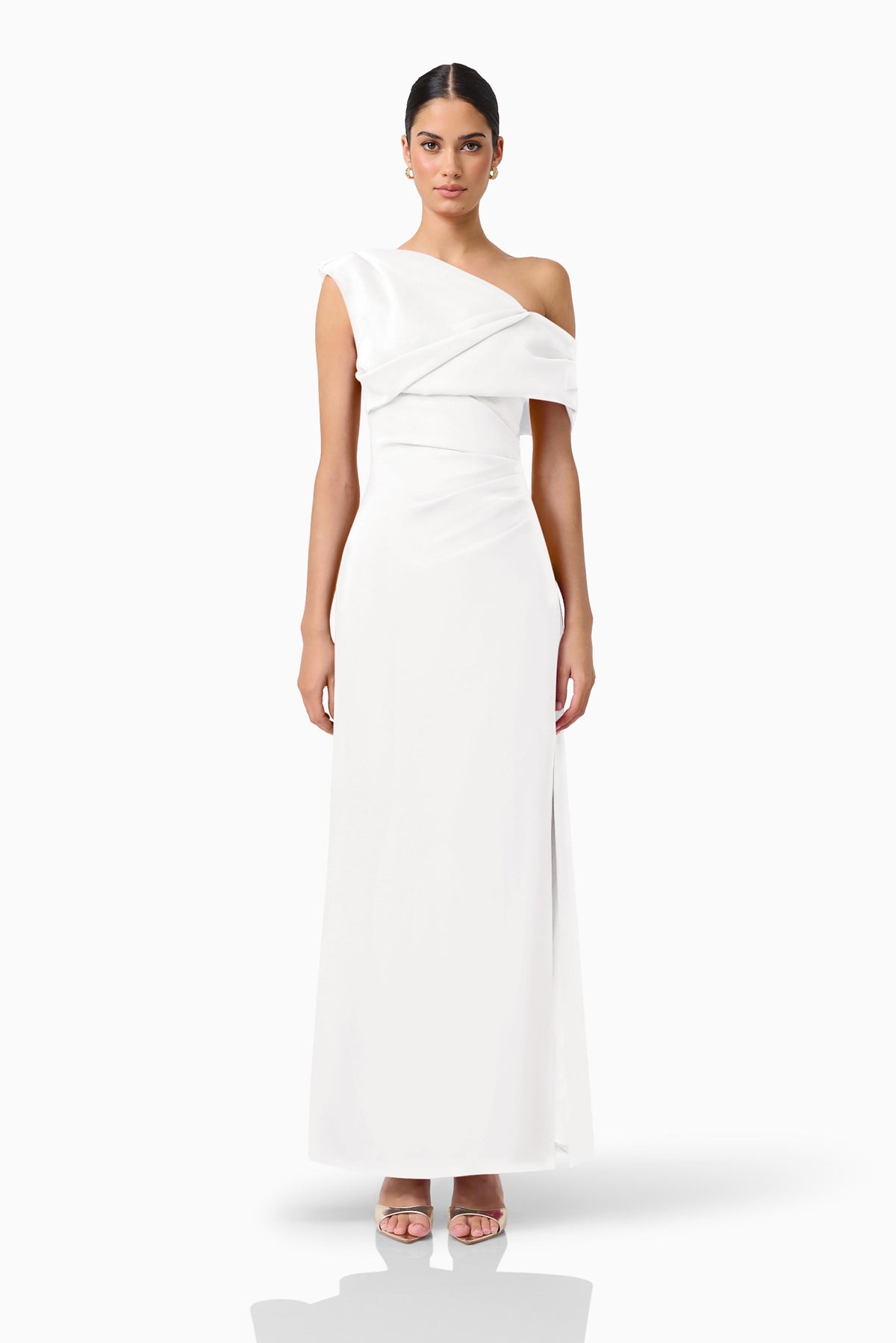 Elliatt Verdessa Asymmetrical Gown - Ivory